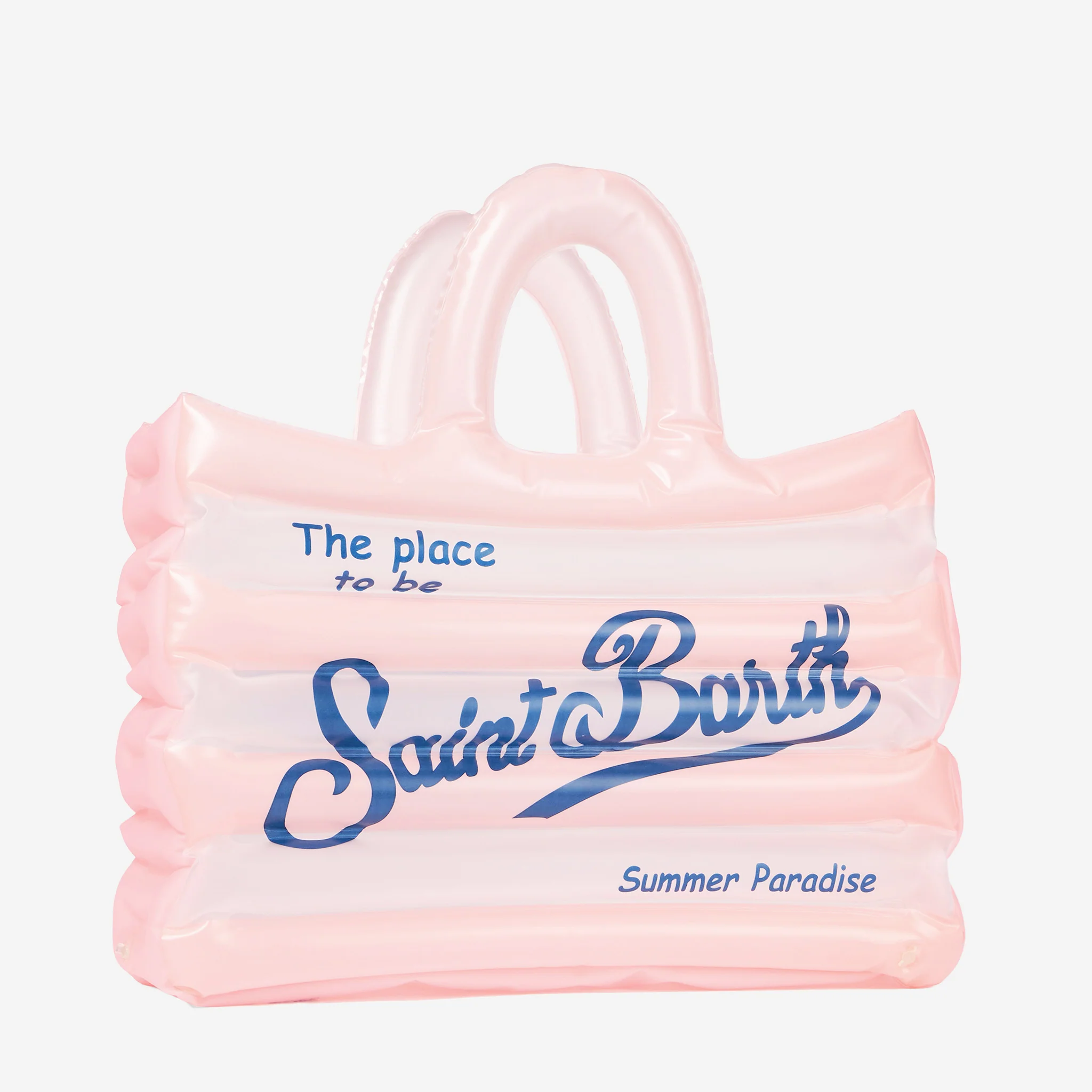 Vanity white and pink inflatable shoulder bag - Image 3