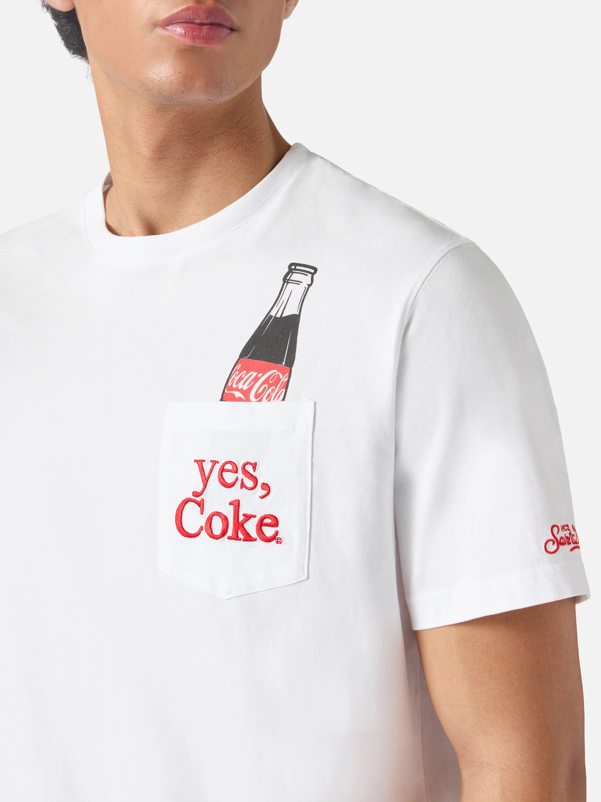 White Austin t-shirt with Yes, Coke print | Special Edition - Image 2