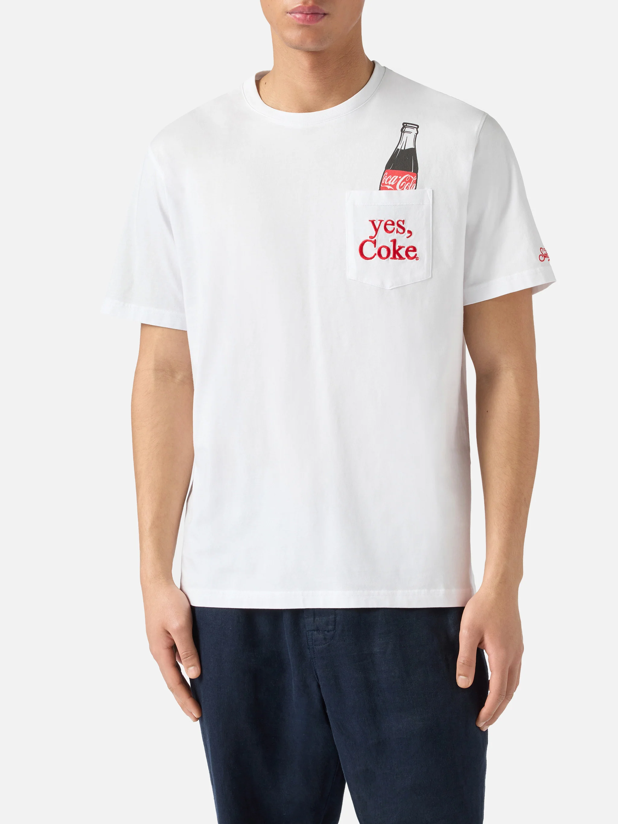 White Austin t-shirt with Yes, Coke print | Special Edition - Image 3