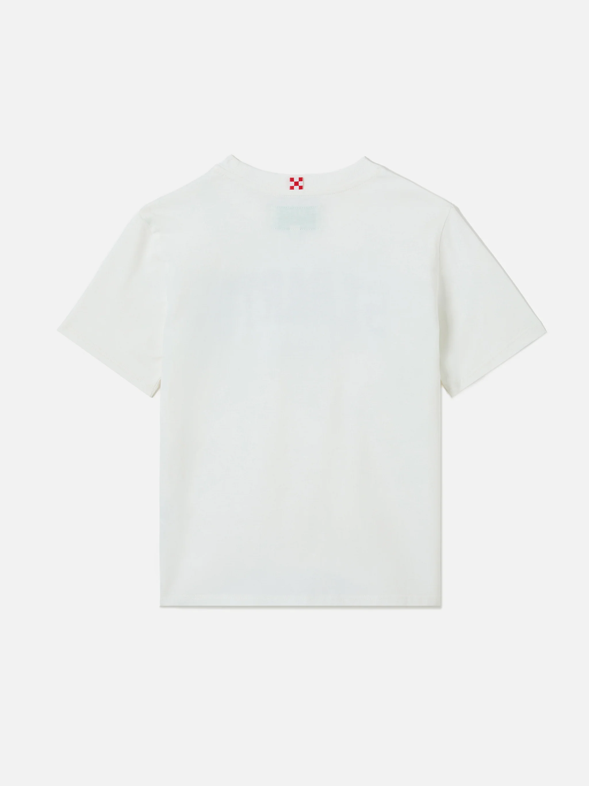 White Denver Jr t-shirt in pure cotton with Sport Club print - Image 3