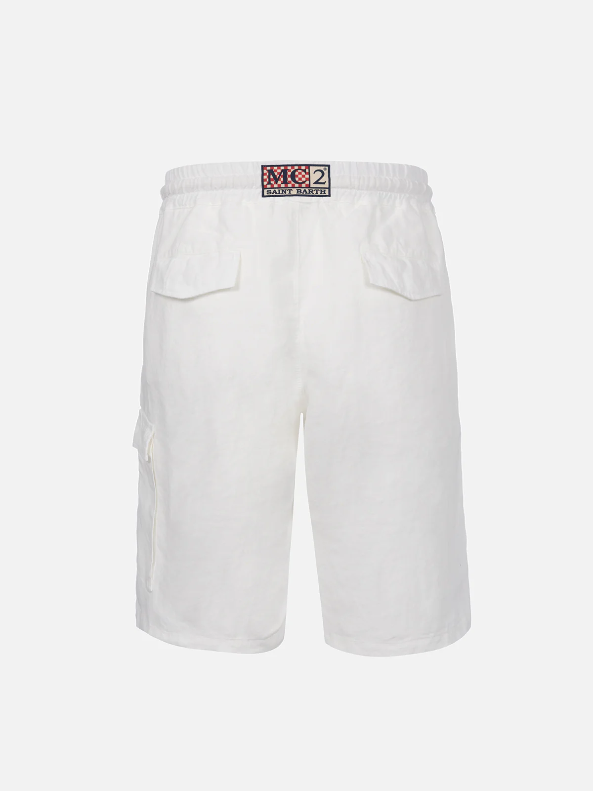 White linen bermuda Marseille - Image 4