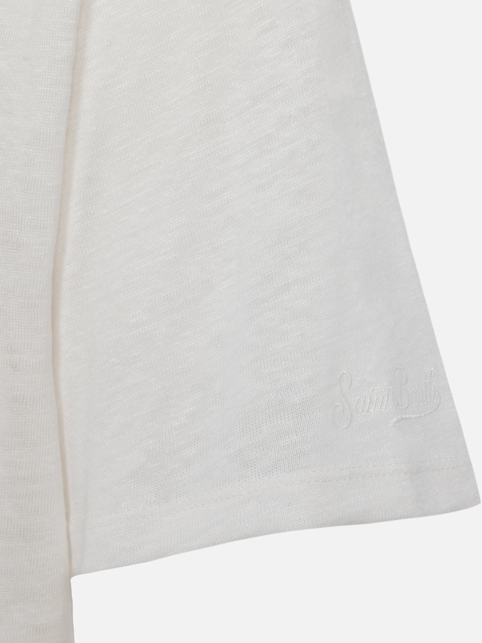 White linen jersey t-shirt Ecstasea - Image 5