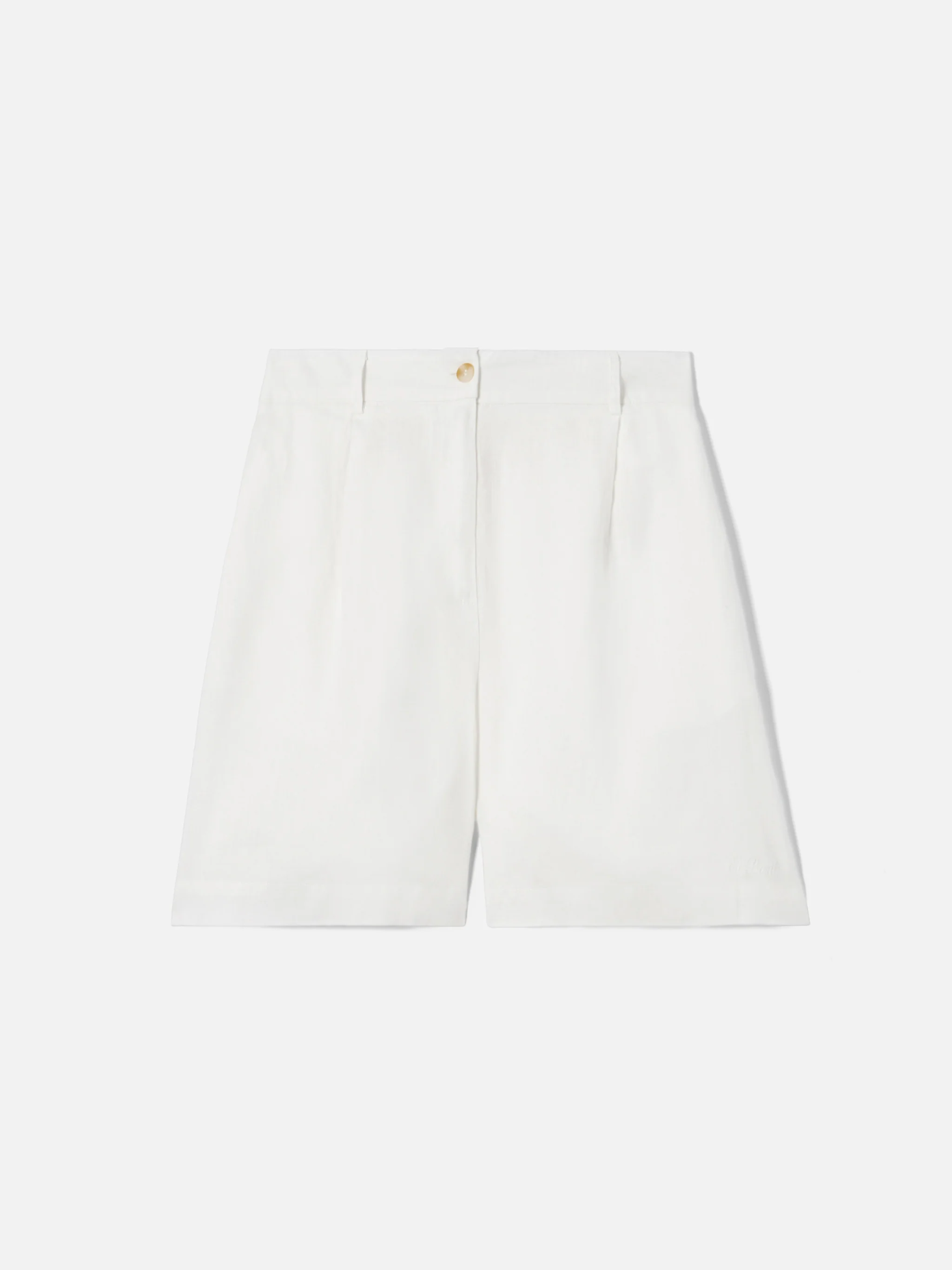 White Maggy linen shorts - Image 5