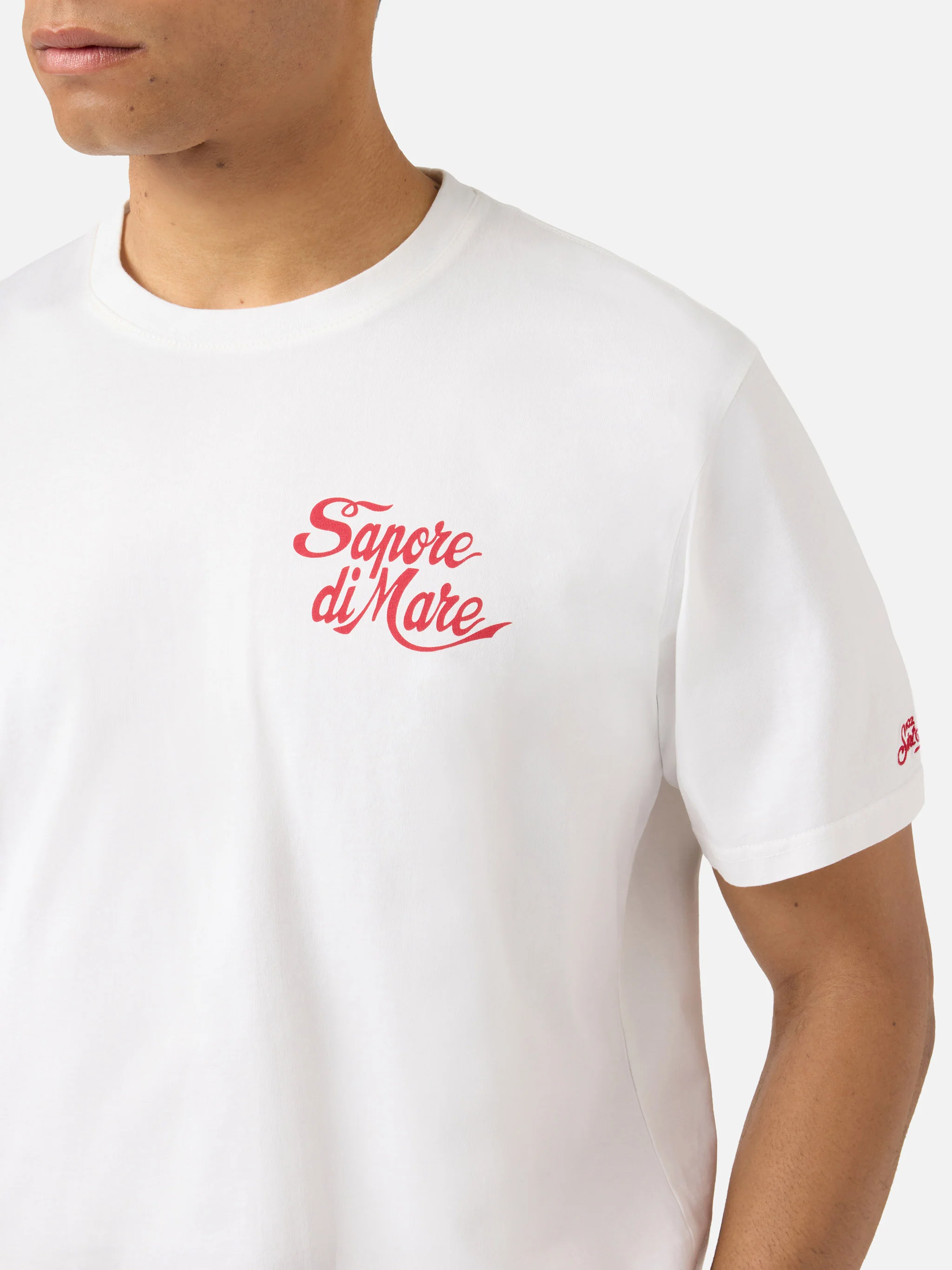 White Portland t-shirt with Sapore di Mare print | Special Edition - Image 2