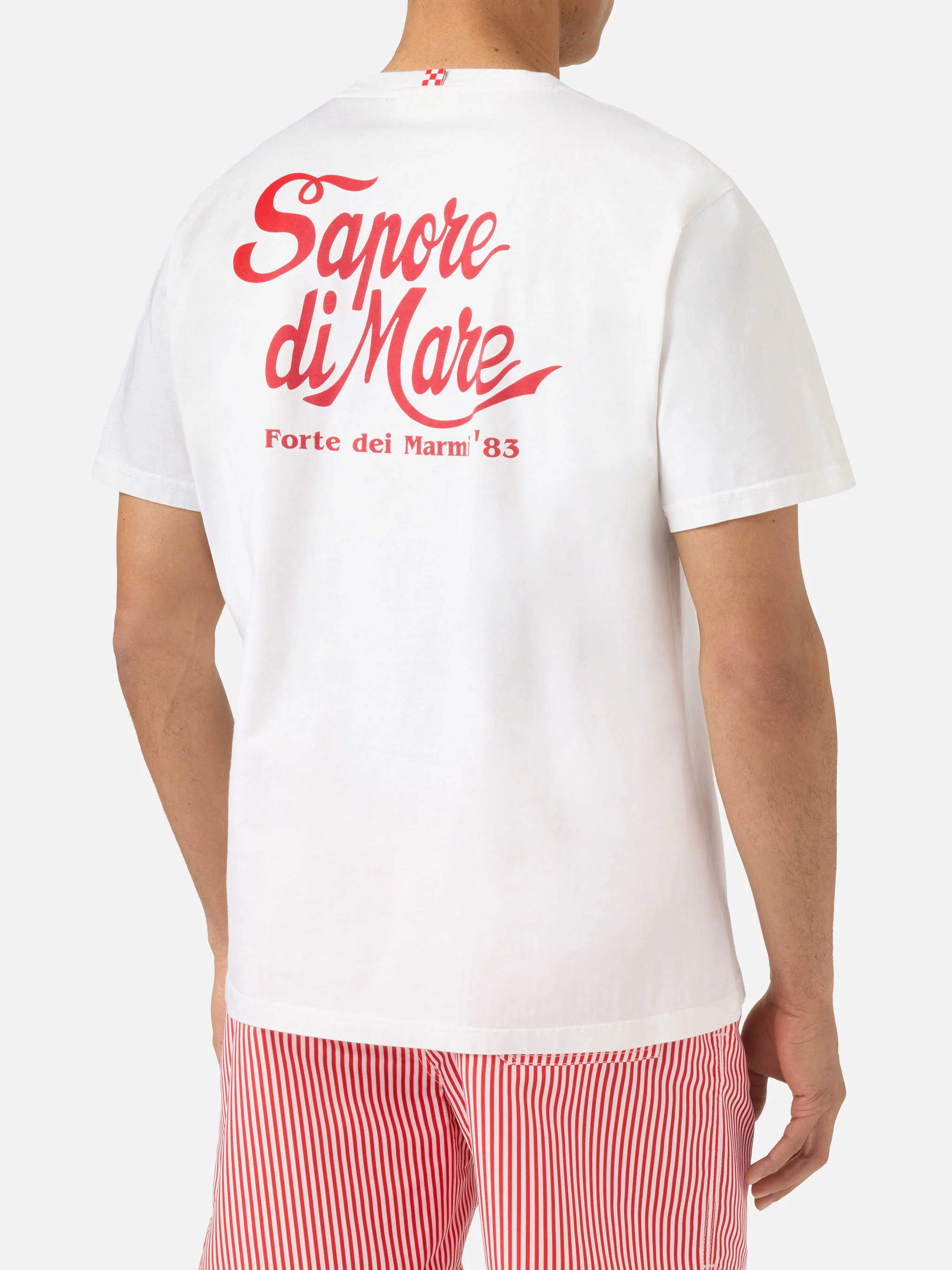 White Portland t-shirt with Sapore di Mare print | Special Edition - Image 4