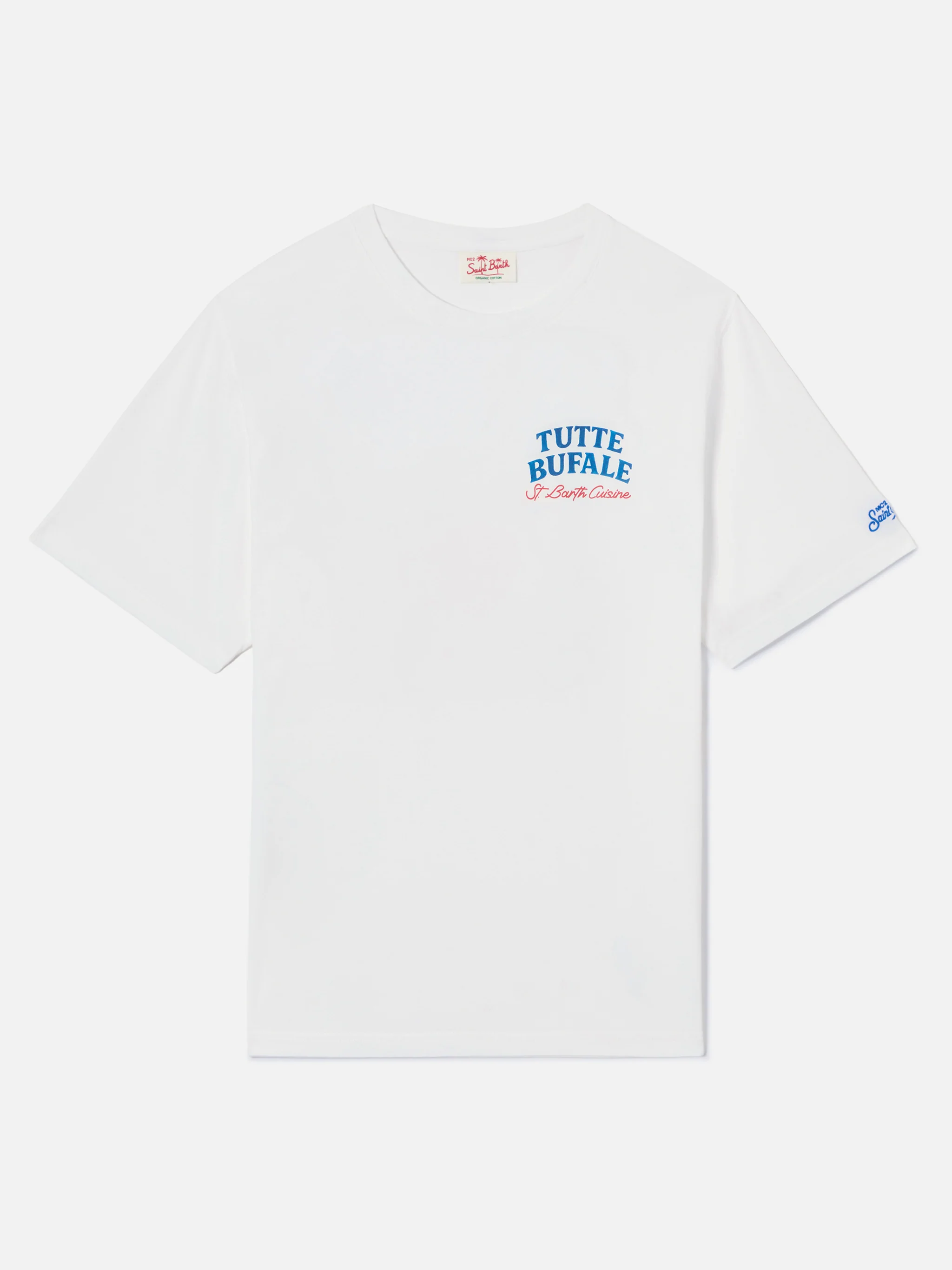 White Portland t-shirt with Tutte Bufale print - Image 5