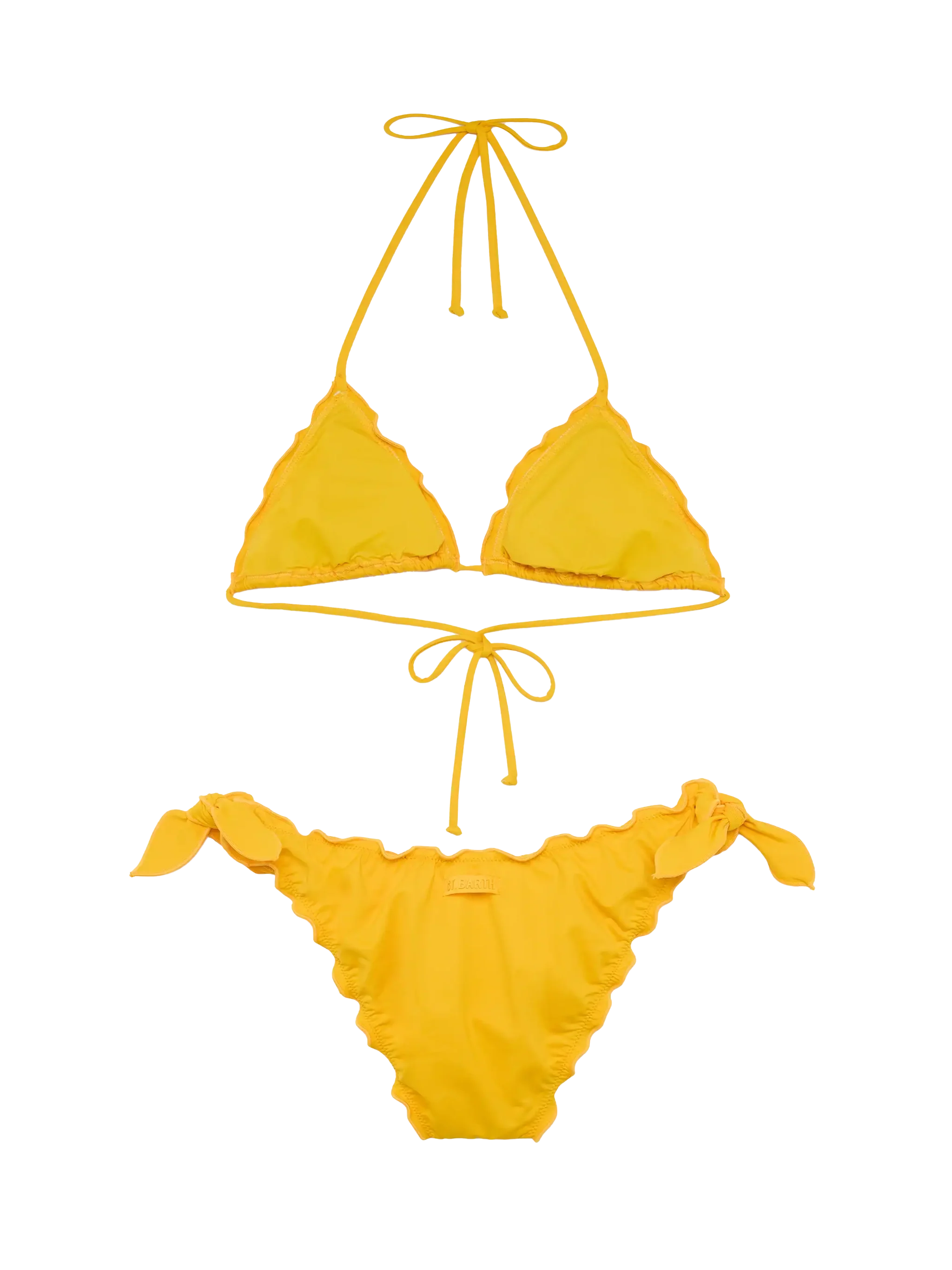 White yellow classic triangle bikini Sagittarius Moon - Image 3