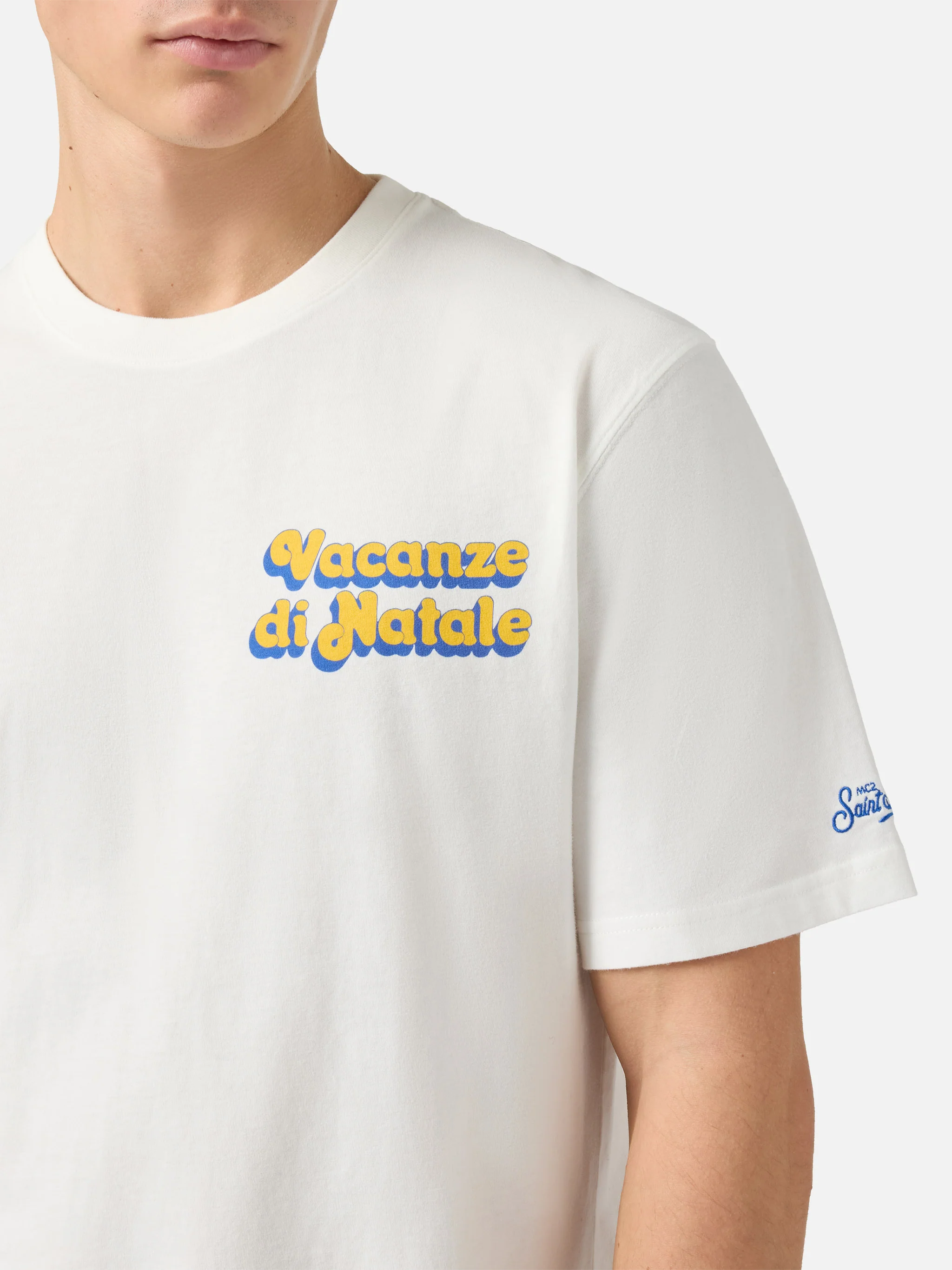 Winter cotton t-shirt Arnott Warm with logo film print | VACANZE DI NATALE SPECIAL EDITION - Image 3