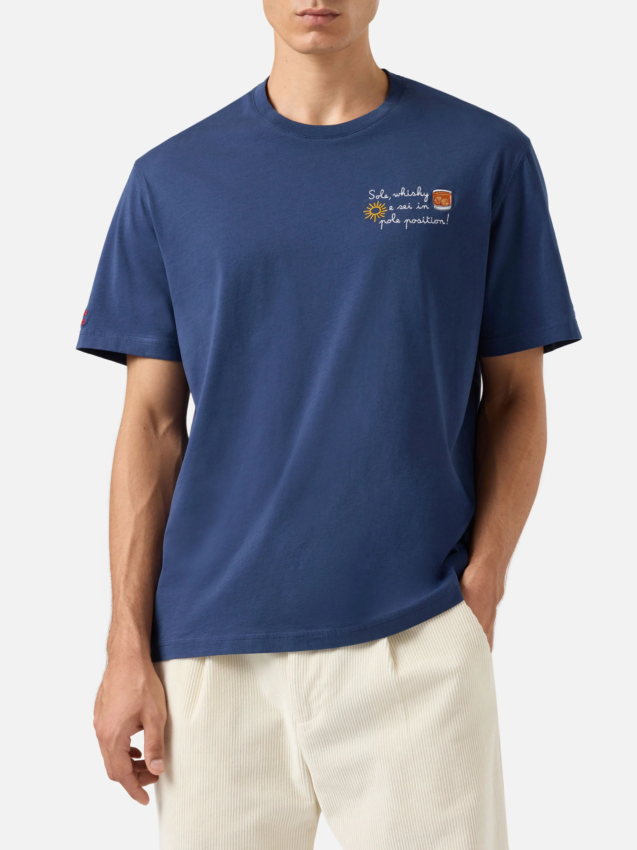 Winter cotton t-shirt Arnott Warm with Sole, wishy e sei in pole position! embroidery | VACANZE DI NATALE SPECIAL EDITION - Image 3