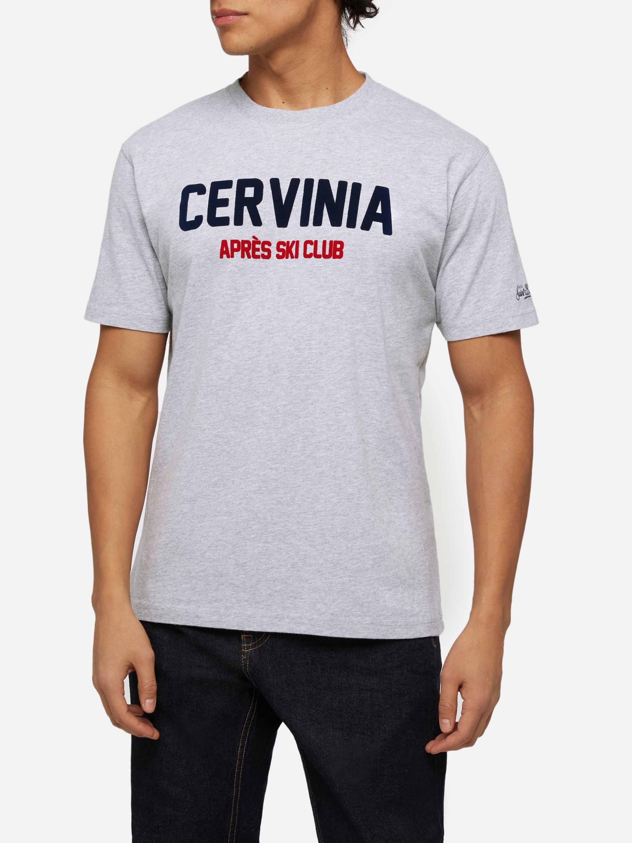 Winter cotton t-shirt Arnott with Cervinia Aprés Ski print - Image 2