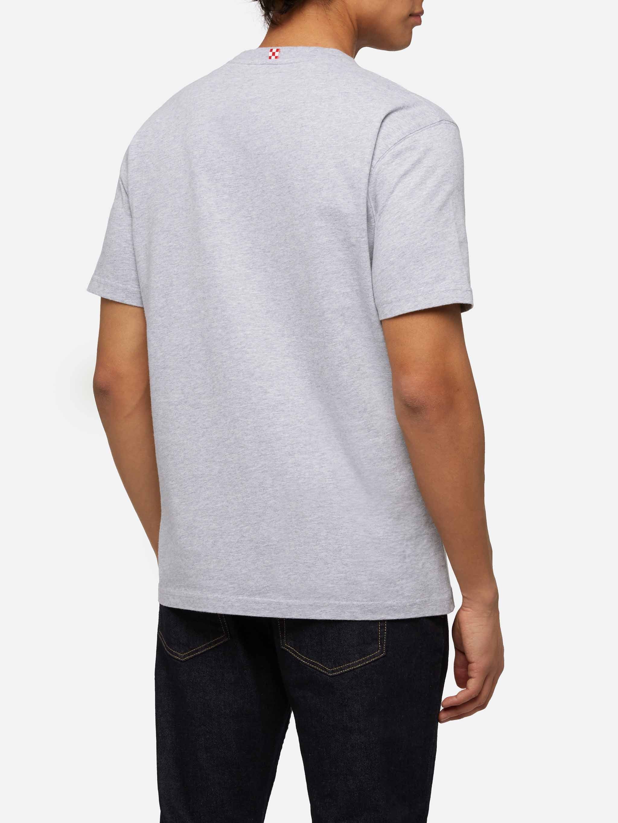 Winter cotton t-shirt Arnott with Cervinia Aprés Ski print - Image 4