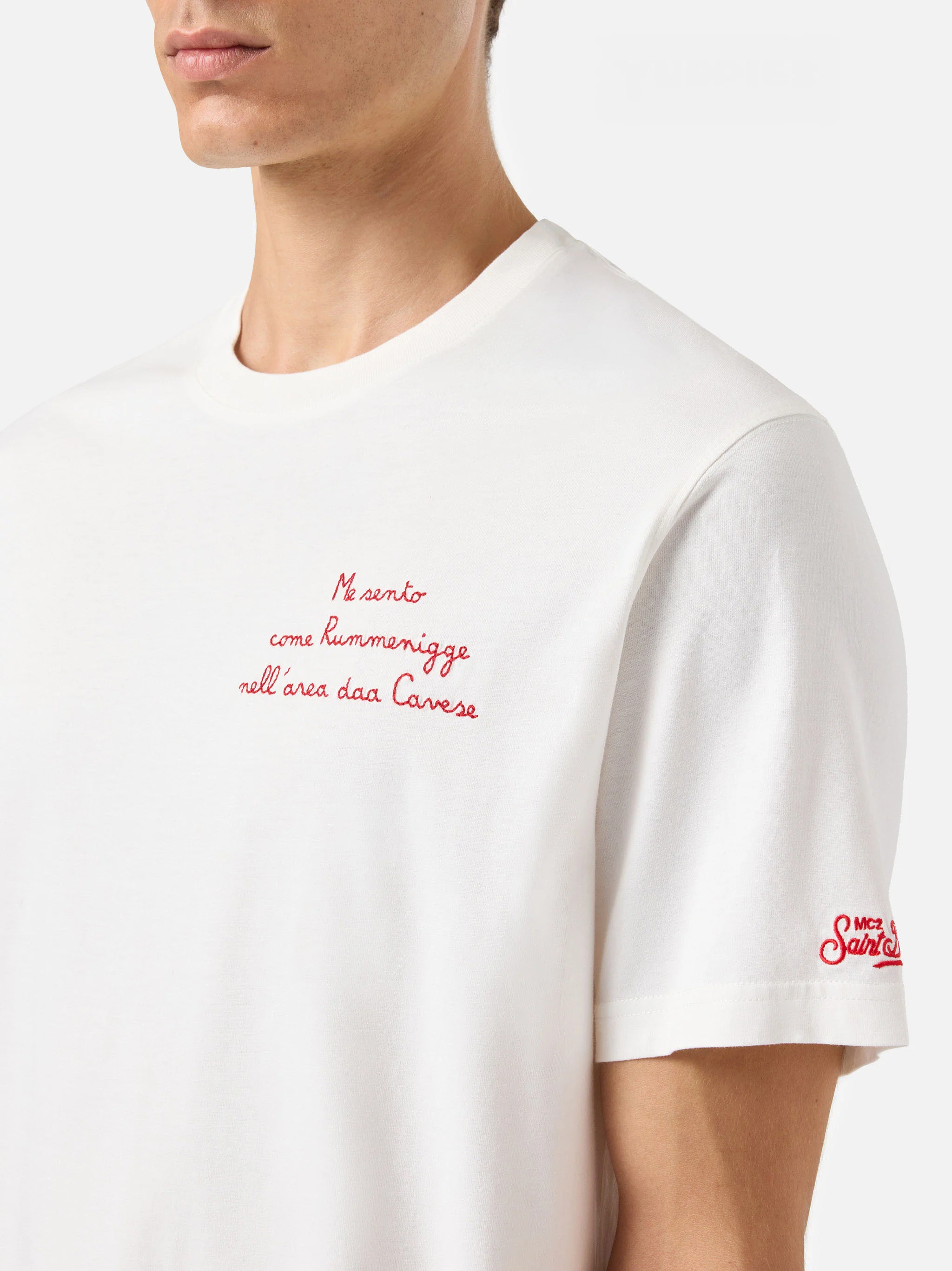 Winter cotton t-shirt Arnott with Come Rumenigge... embroidery | YUPPIES SPECIAL EDITION - Image 2