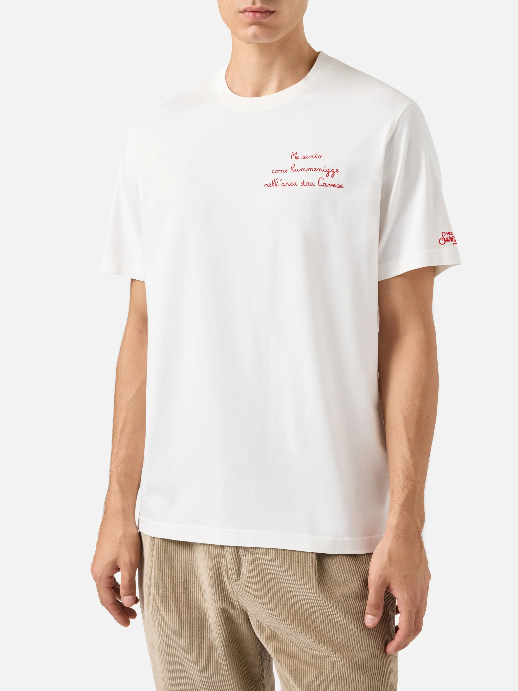 Winter cotton t-shirt Arnott with Come Rumenigge... embroidery | YUPPIES SPECIAL EDITION - Image 3