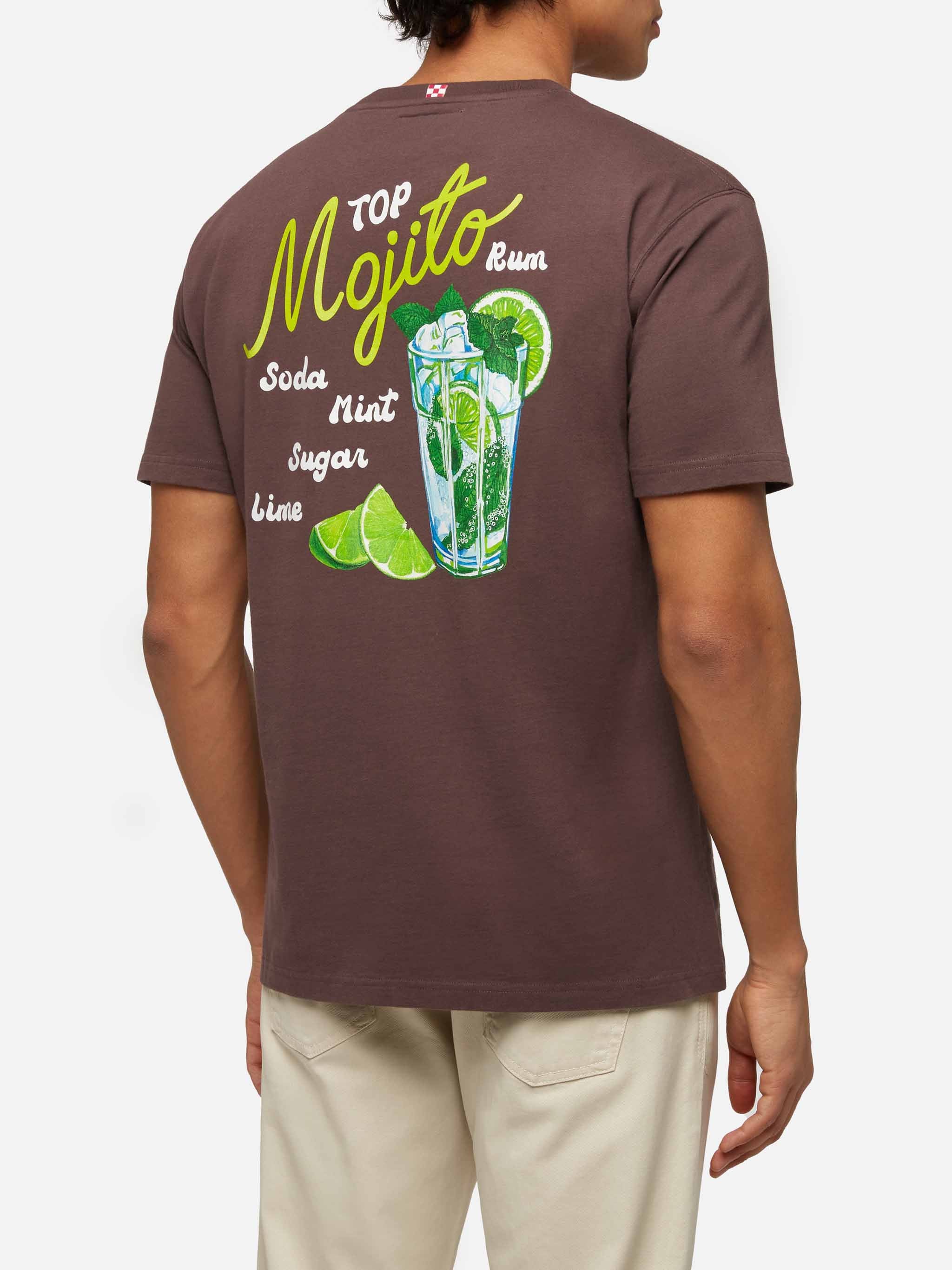 Winter cotton t-shirt Arnott with Mojito print - Image 3