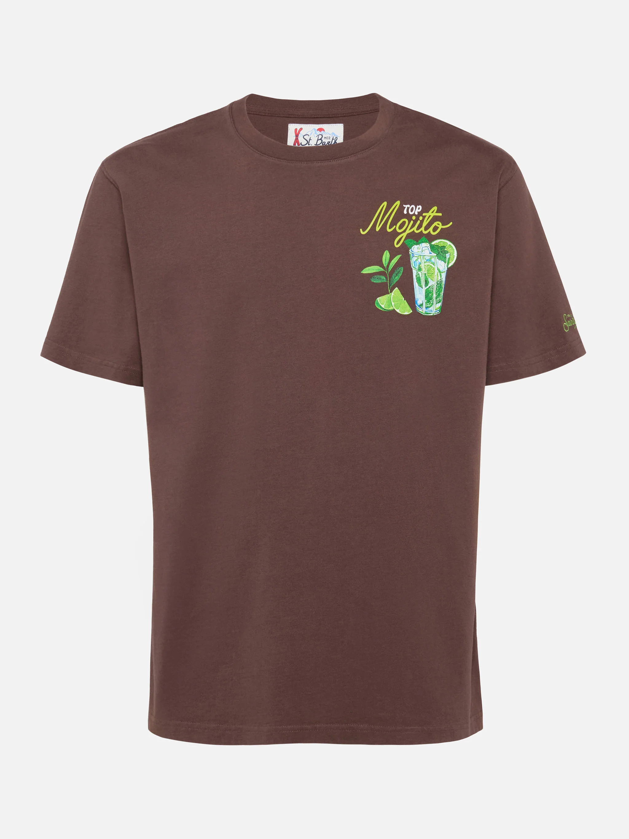 Winter cotton t-shirt Arnott with Mojito print - Image 5