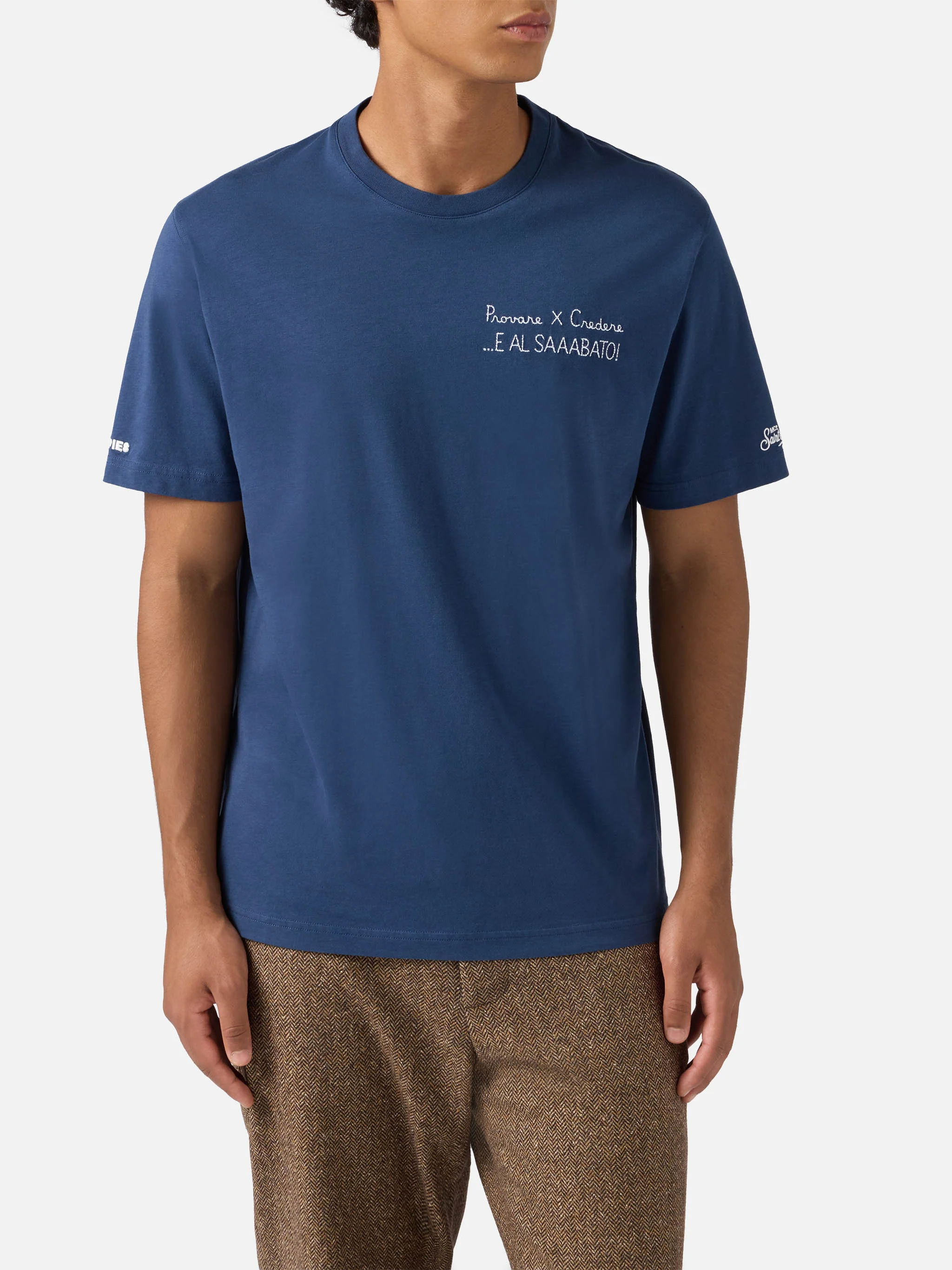 Winter cotton t-shirt Arnott with Provare per credere embroidery | YUPPIES SPECIAL EDITION - Image 3