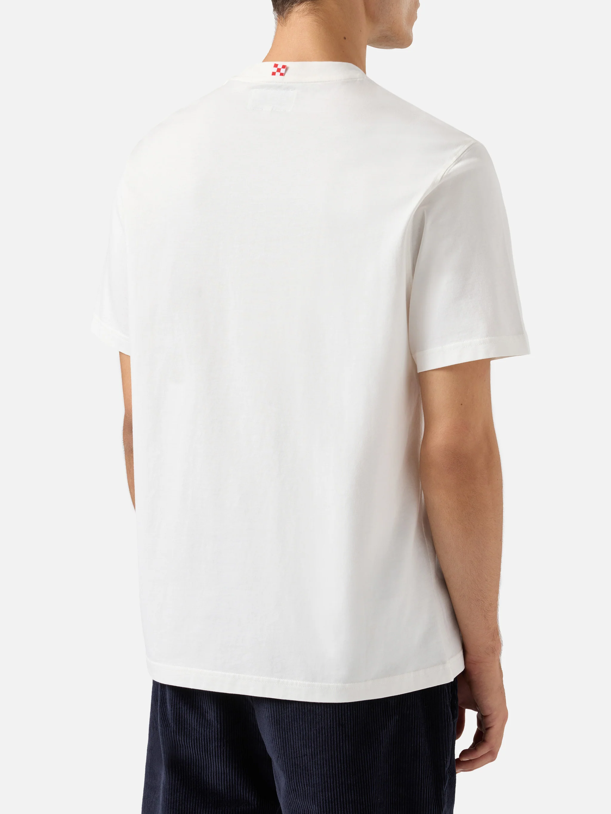 Winter cotton t-shirt Arnott with St. Barth sport club print - Image 4