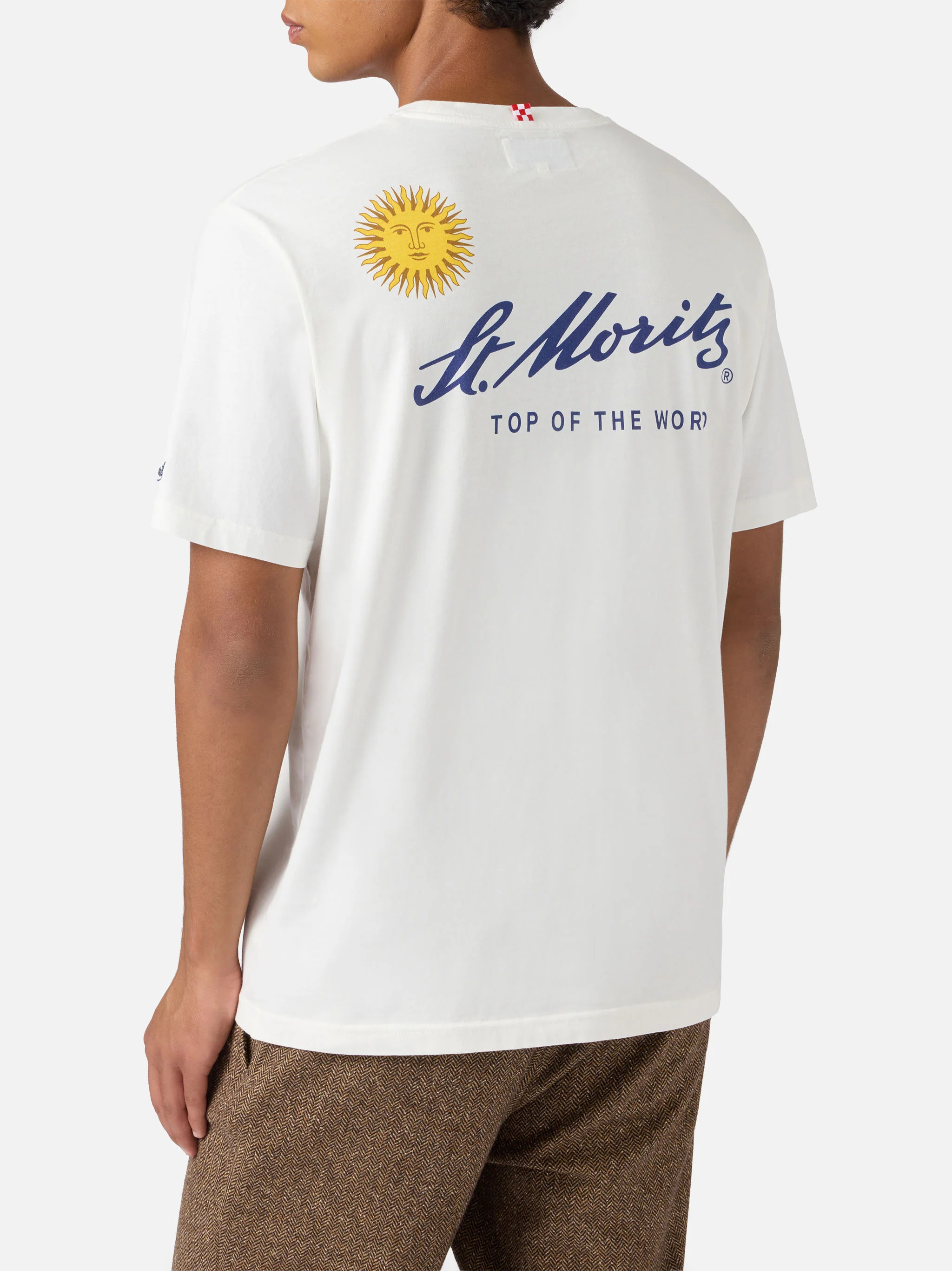 Winter cotton t-shirt Arnott with St. Moritz print | ST. MORITZ TOP OF THE WORLD SPECIAL EDITION - Image 3