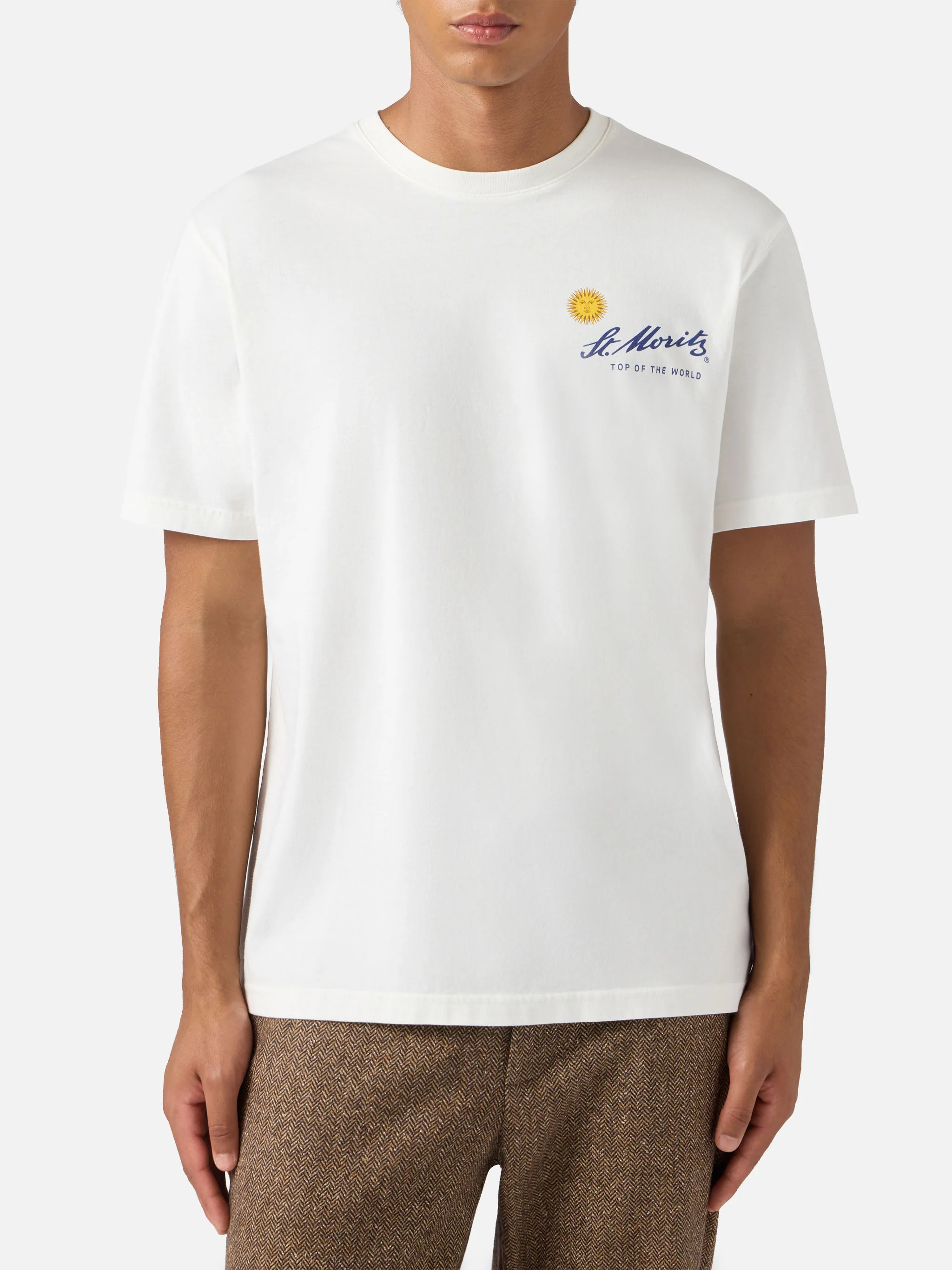 Winter cotton t-shirt Arnott with St. Moritz print | ST. MORITZ TOP OF THE WORLD SPECIAL EDITION - Image 4
