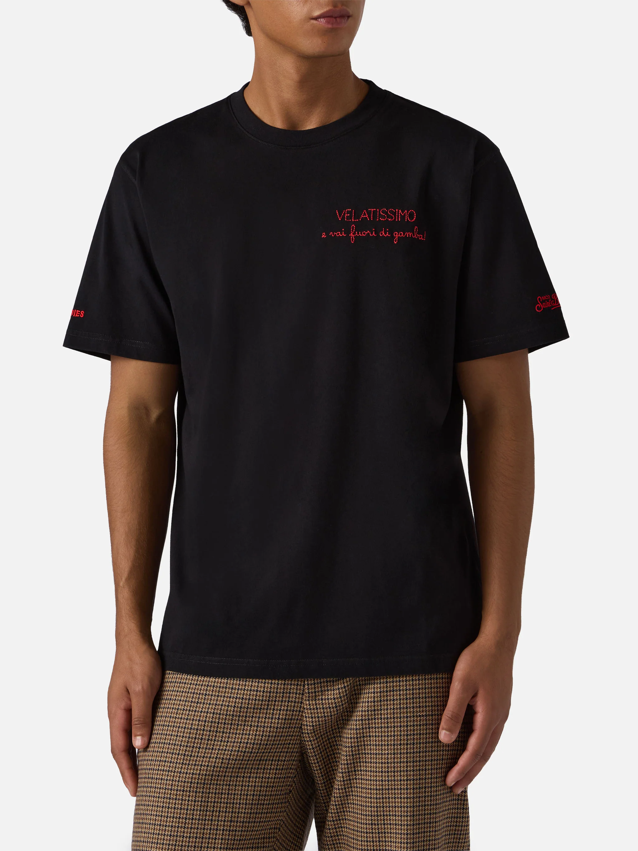Winter cotton t-shirt Arnott with VELATISSIMO... embroidery | YUPPIES SPECIAL EDITION - Image 3