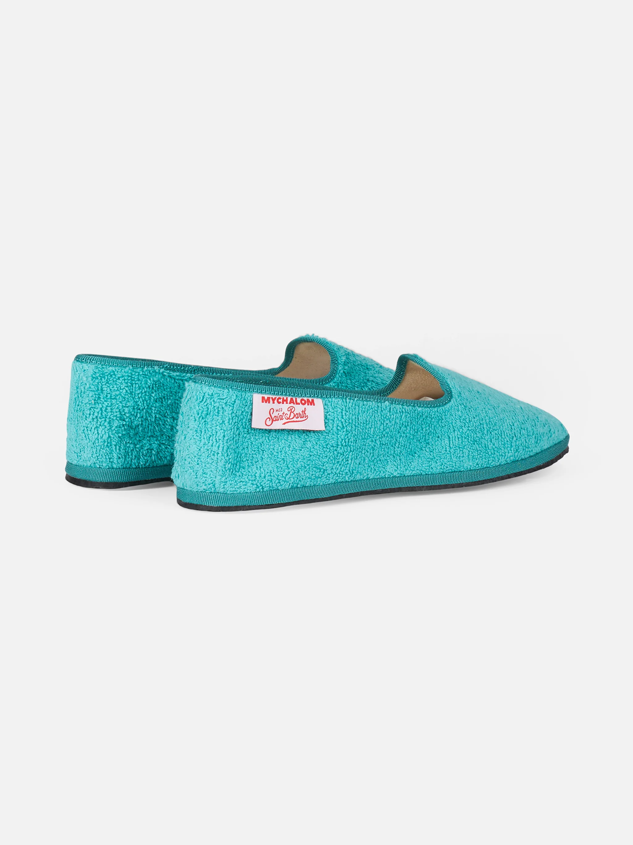 Water green Mychal terry friulana slippers | Special Edition - Image 4