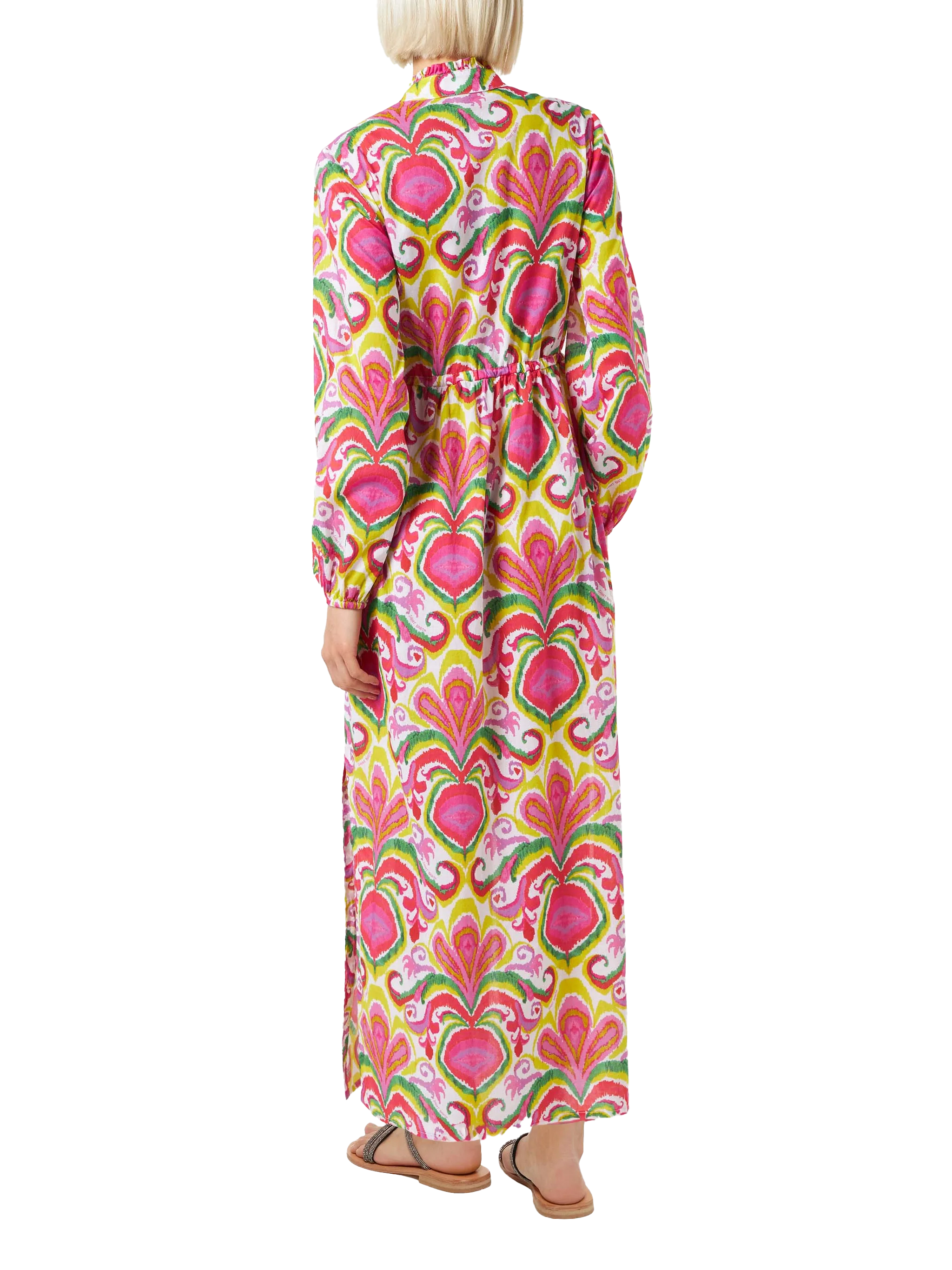Jodie cotton dress with ikat print - Image 2