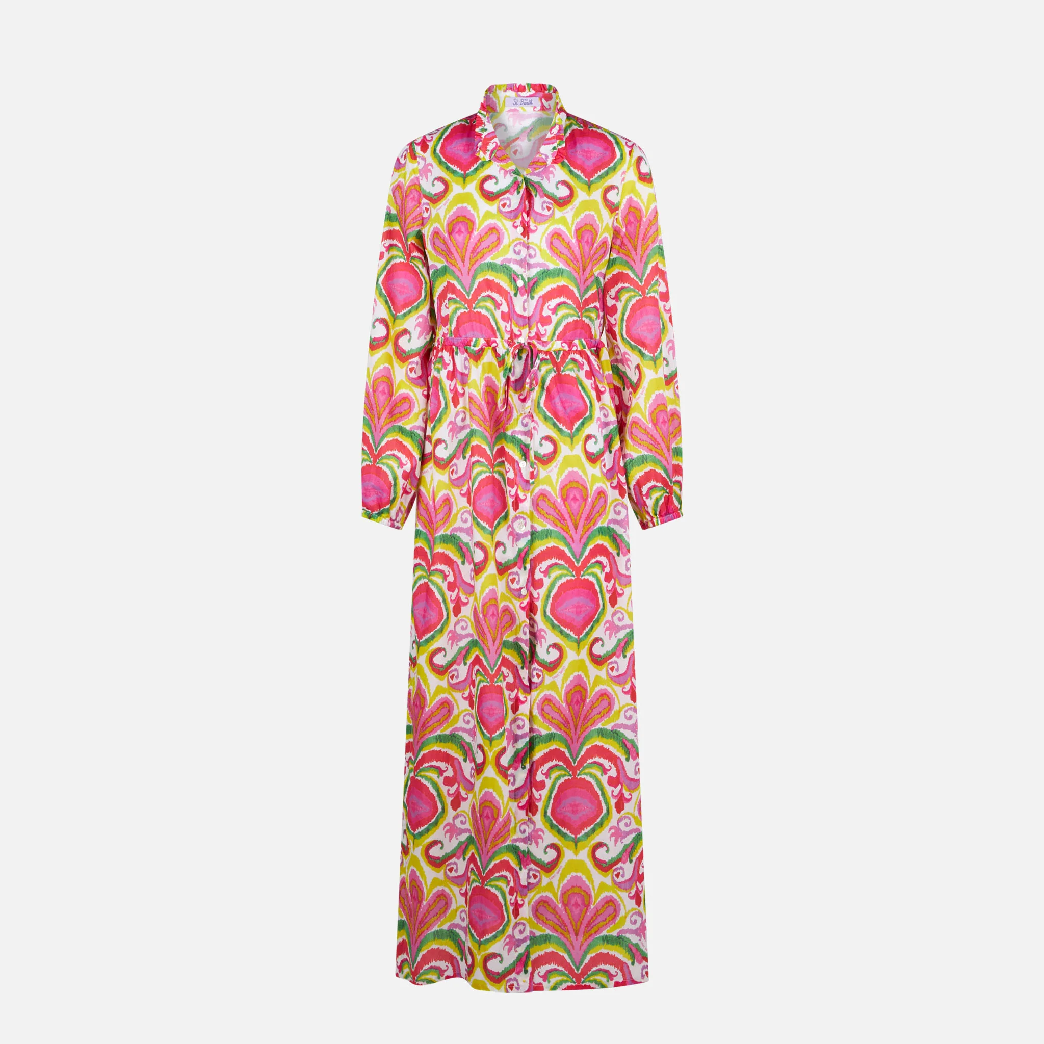 Jodie cotton dress with ikat print - Image 4