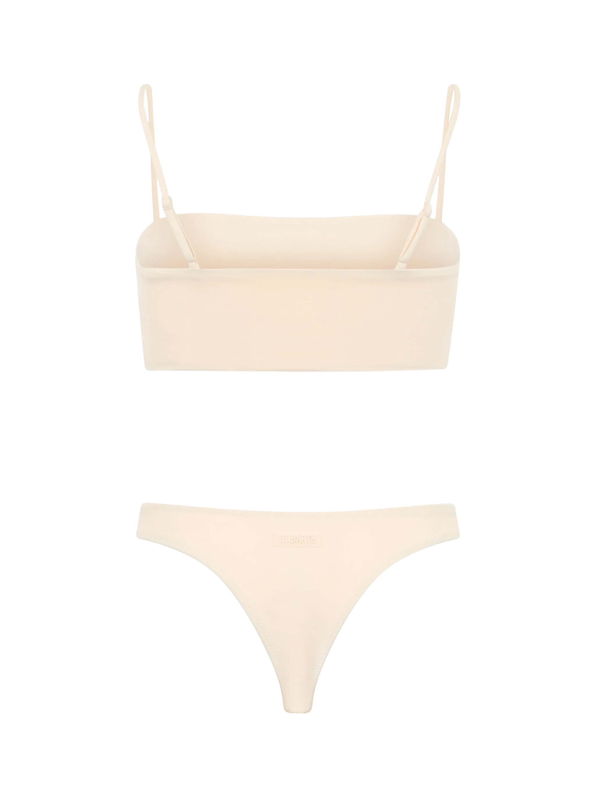 Athena Naomi beige bandeau bikini with rhinestones - Image 3