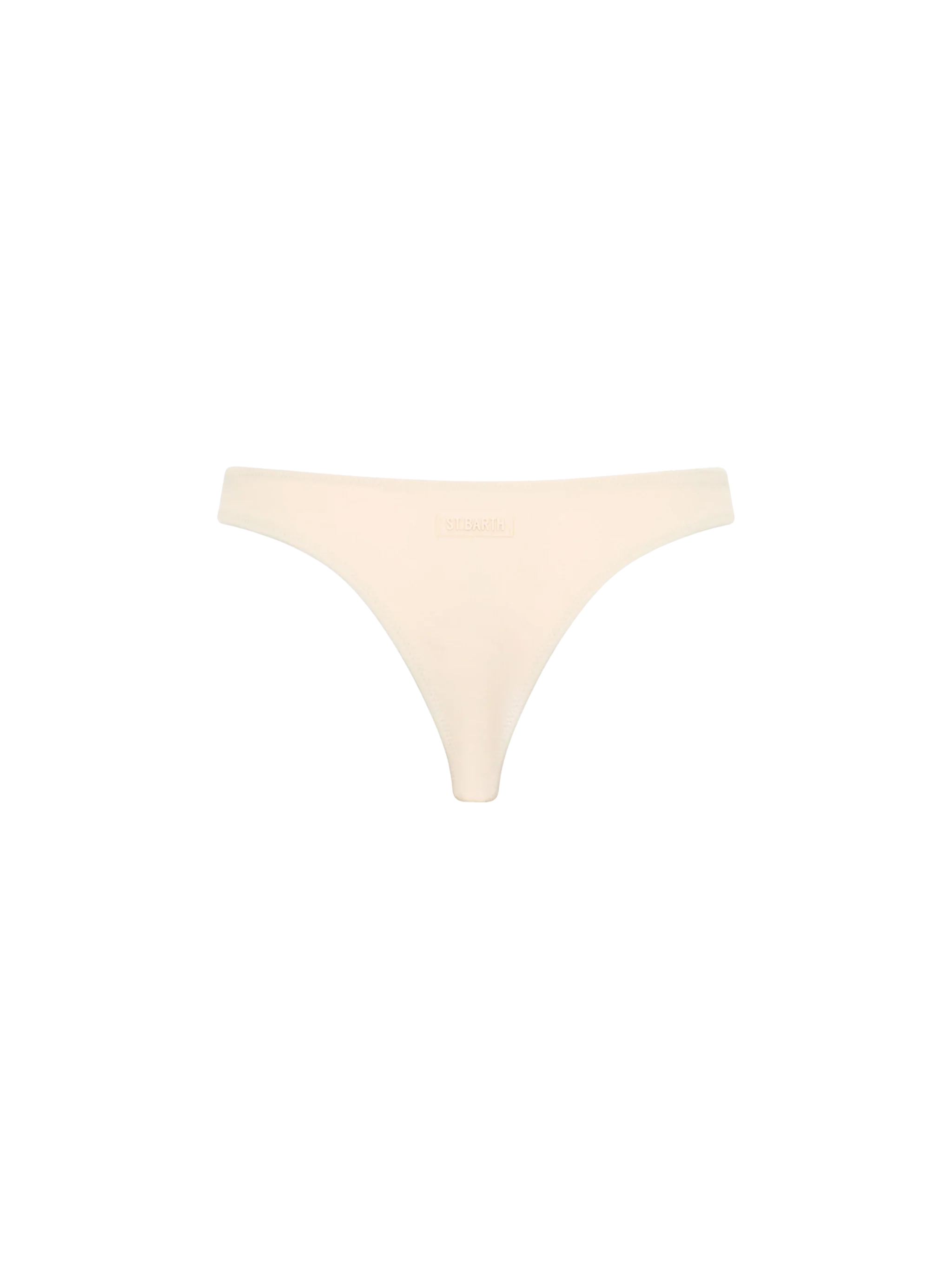 Beige rhinestones Naomi cheeky swim briefs - Image 2