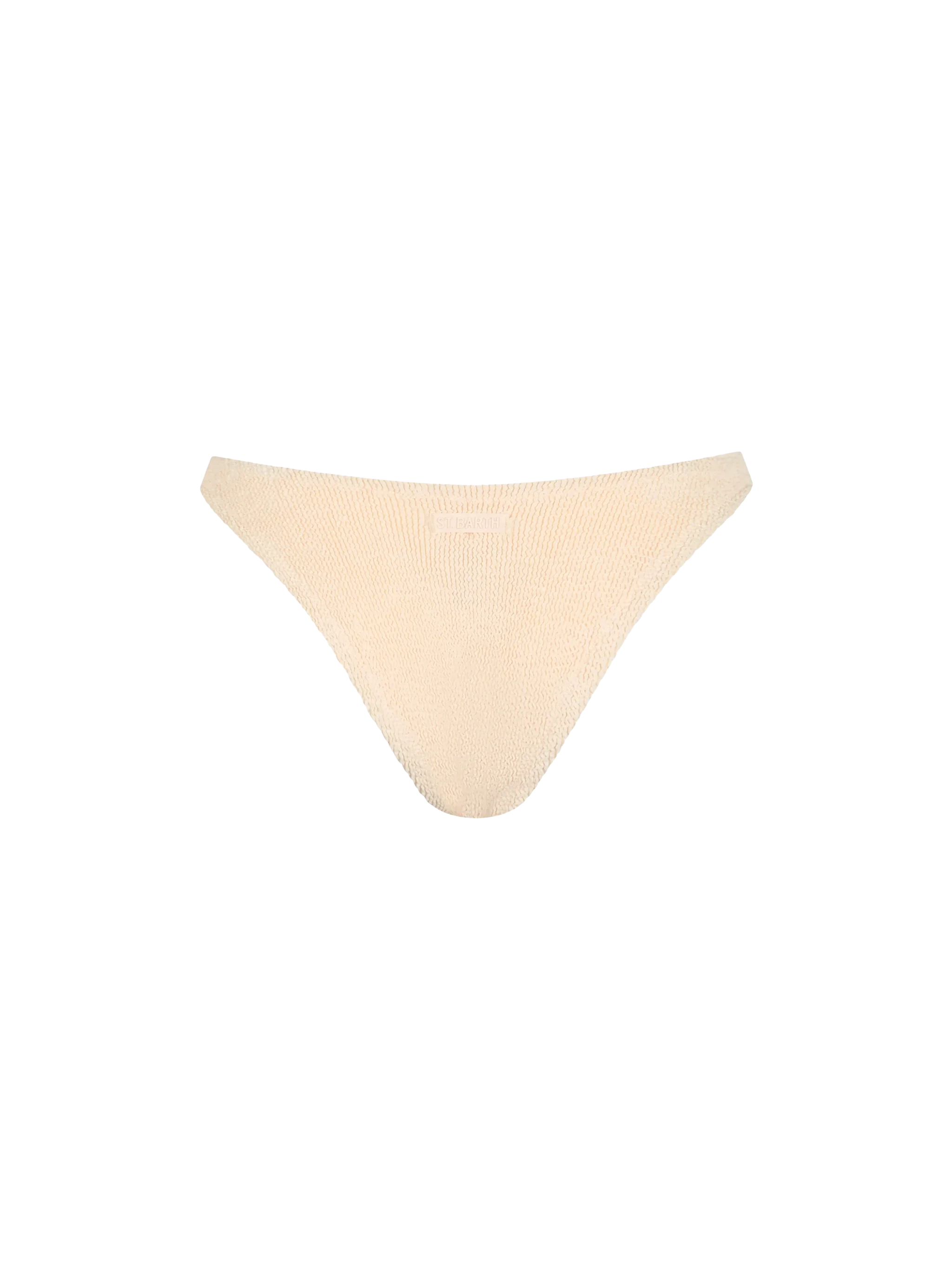 Elise beige crinkle swim briefs - Image 2