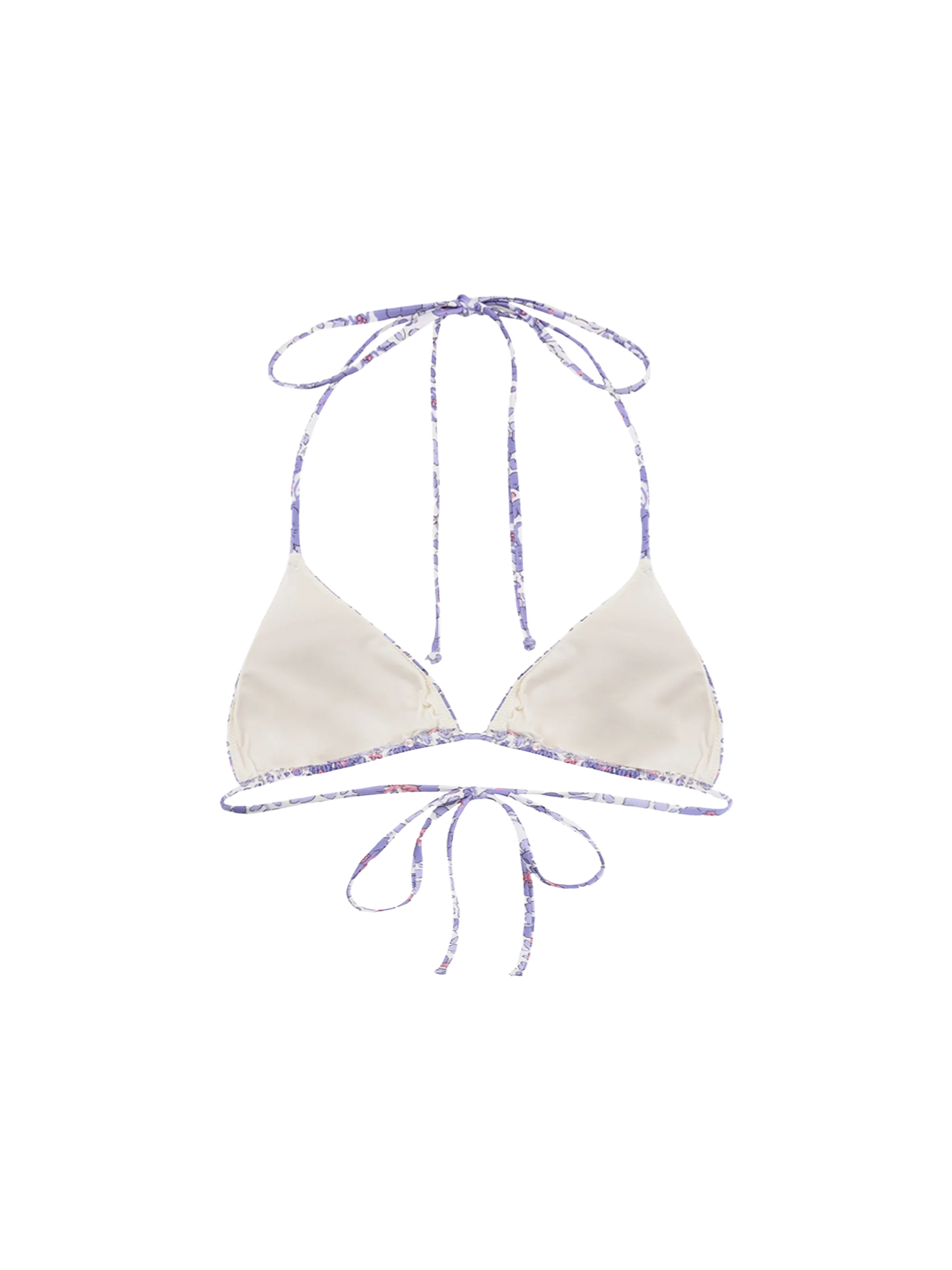 Leah Betsy Liberty fabric cotton triangle bikini top | Special Edition - Image 2