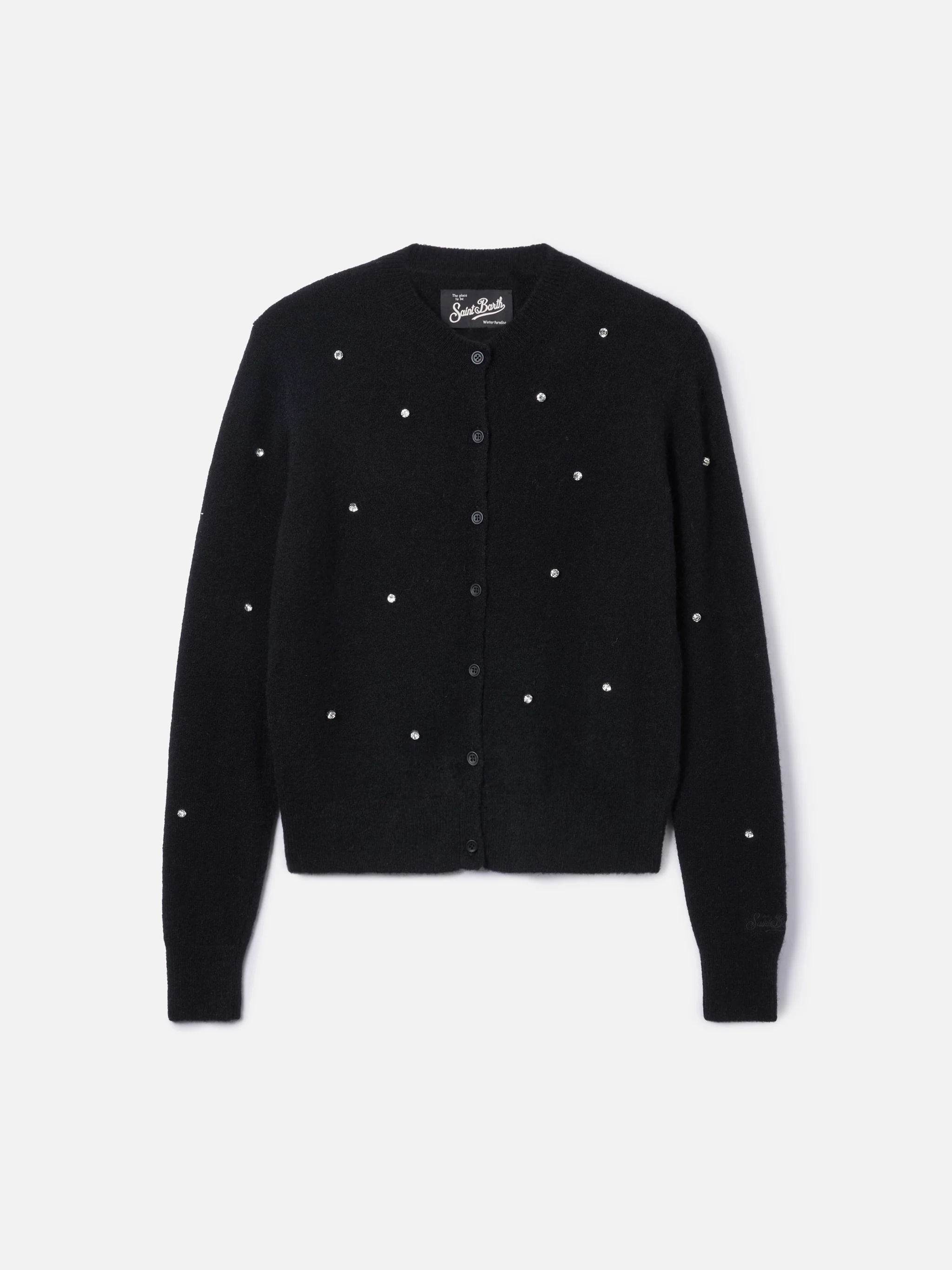 Black Bellamy cardigan with rhinestones - Image 5