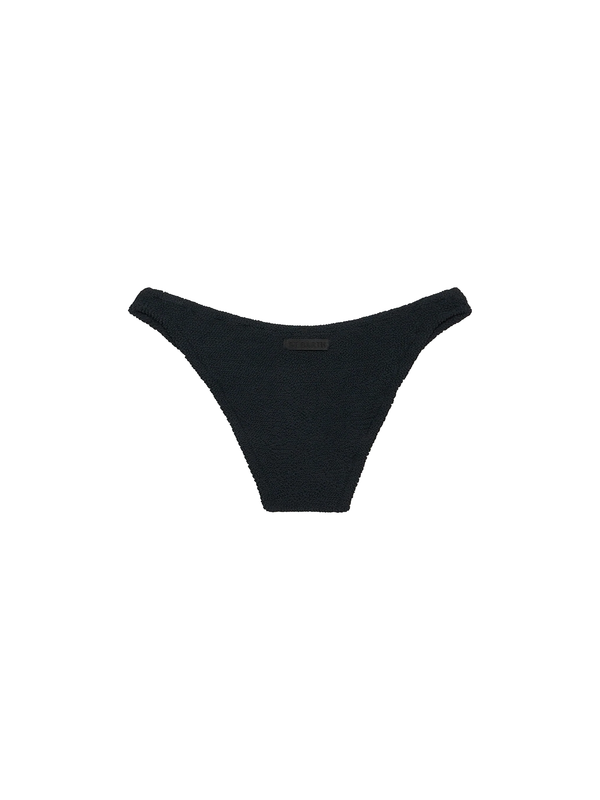 Elise black crinkle classic swim briefs - Image 2