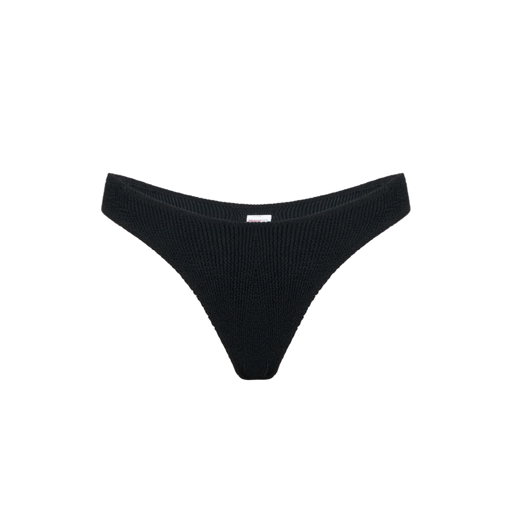Elise black crinkle swim briefs - Image 2
