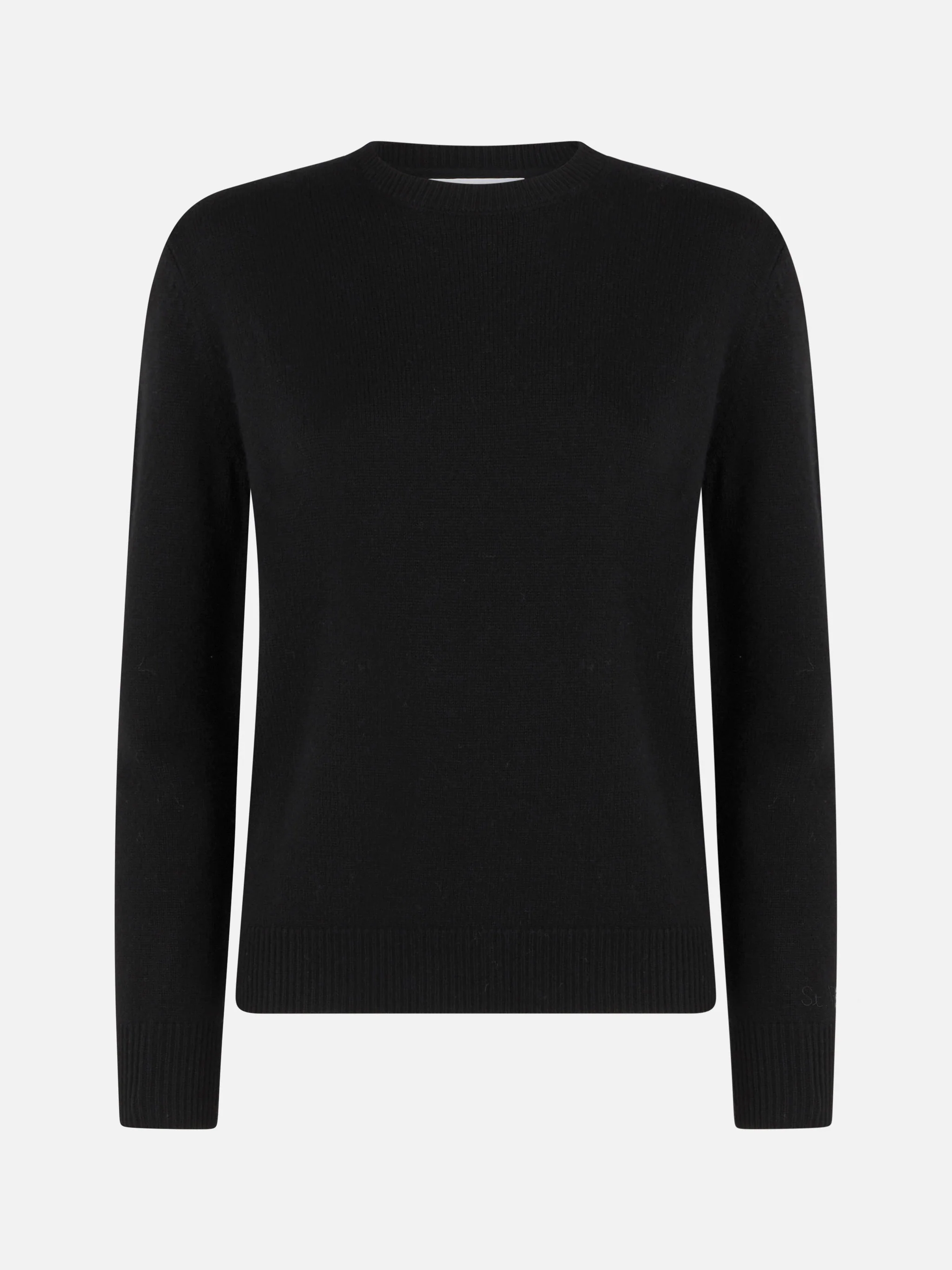 100% CASHMERE sweater Sorbonne in black - Image 4