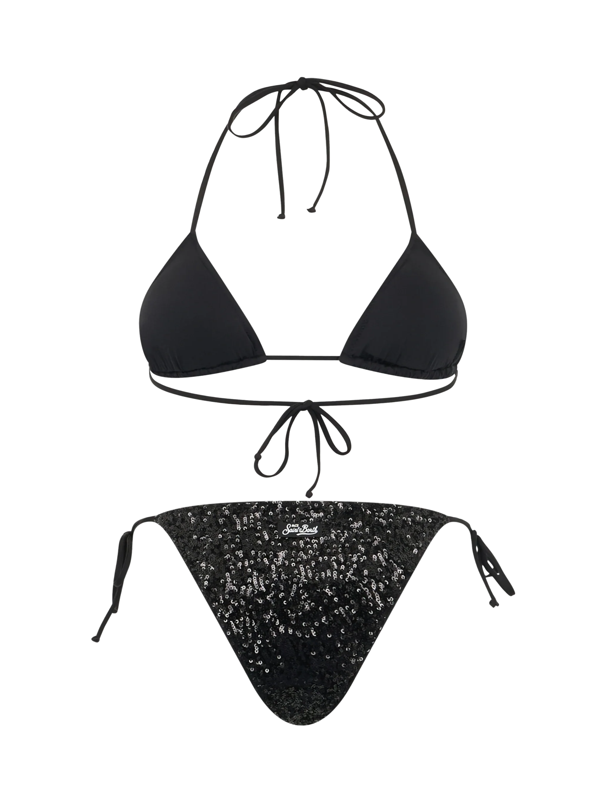 Leah Marielle black sequins triangle bikini - Image 3