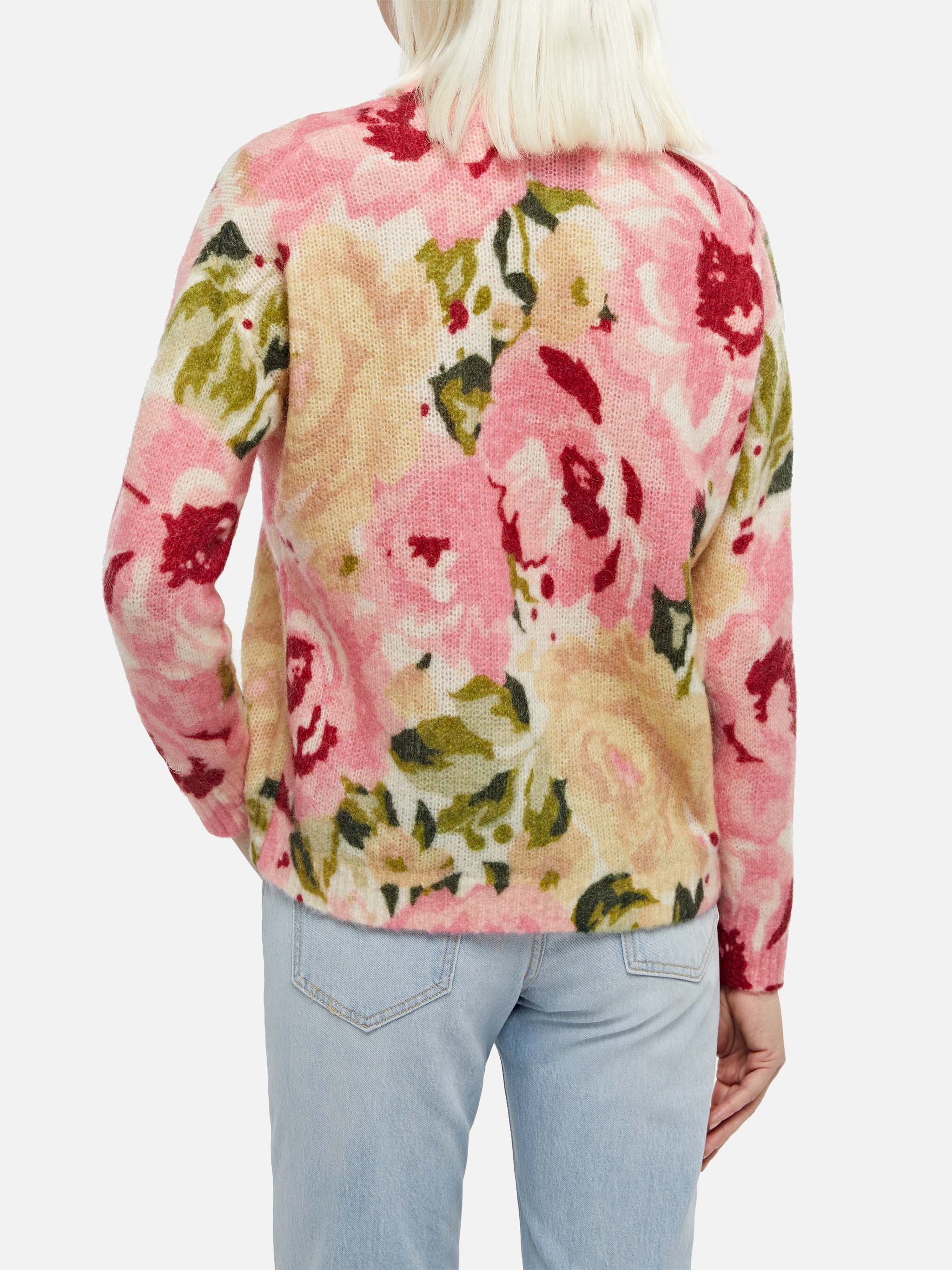 Louise sweater with peony print - Image 3