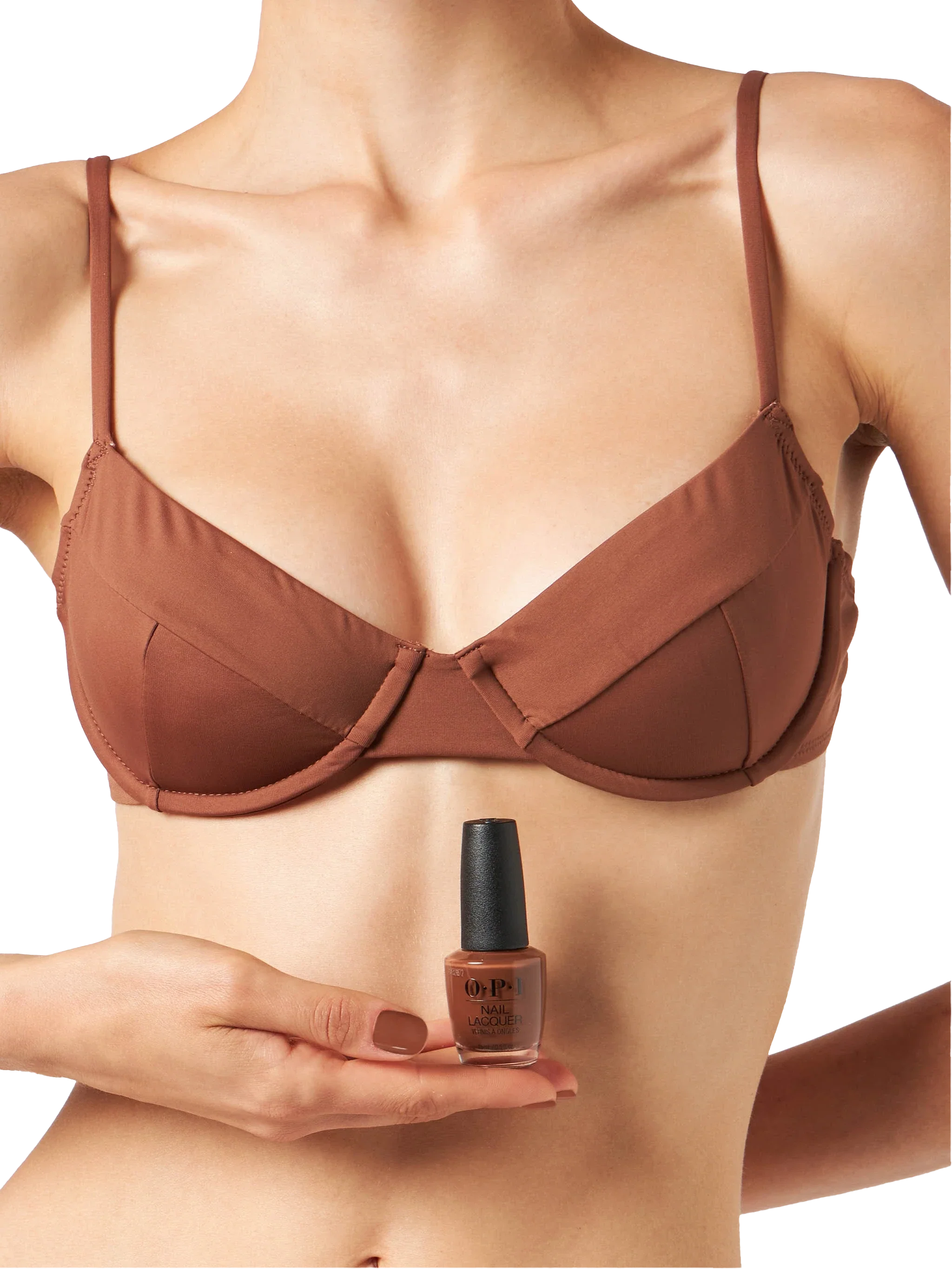 Bea Virgo brown underwired bralette bikini - Image 5