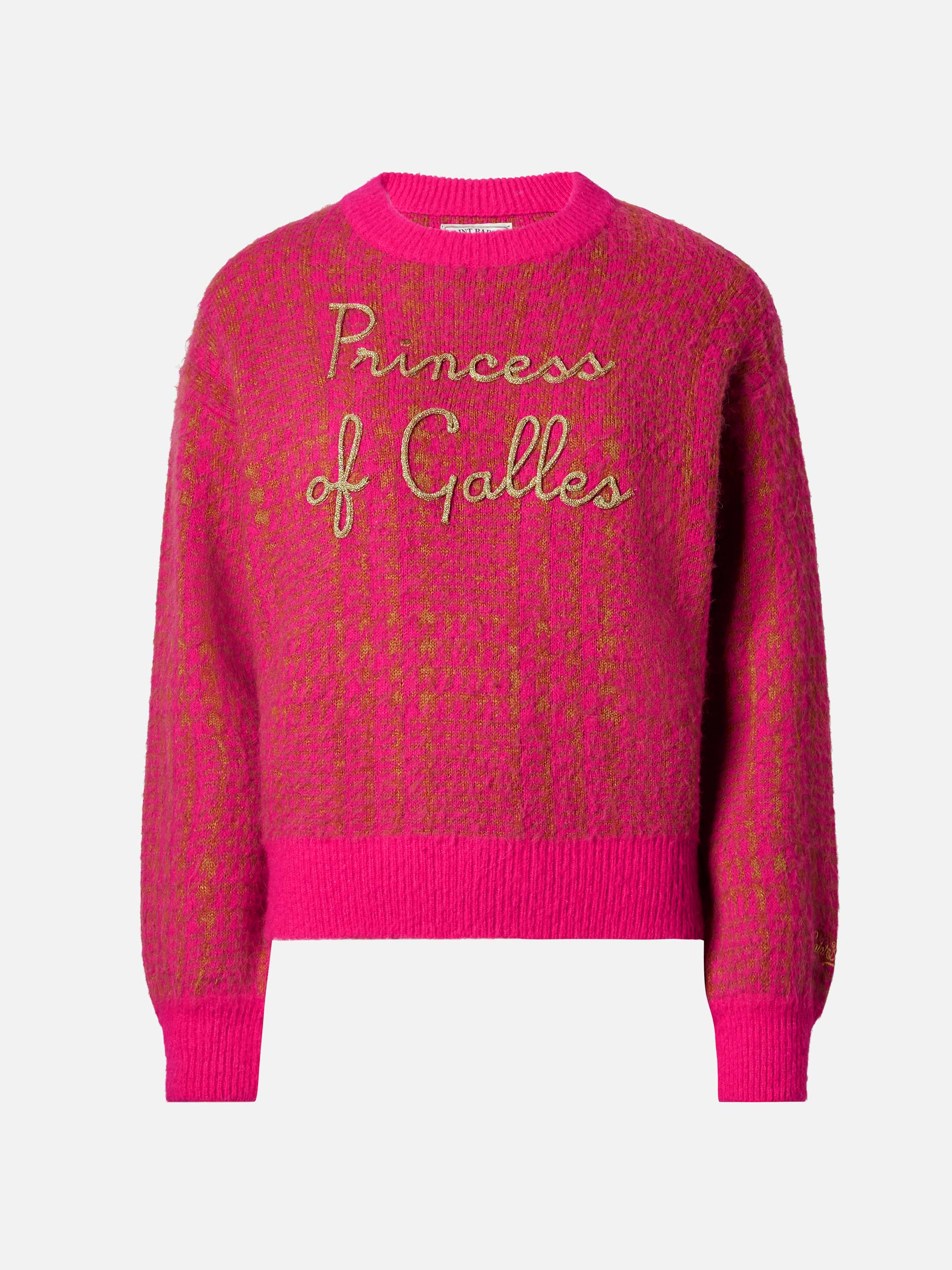 Pink Prince of Wales Danya Soft sweater - Image 4