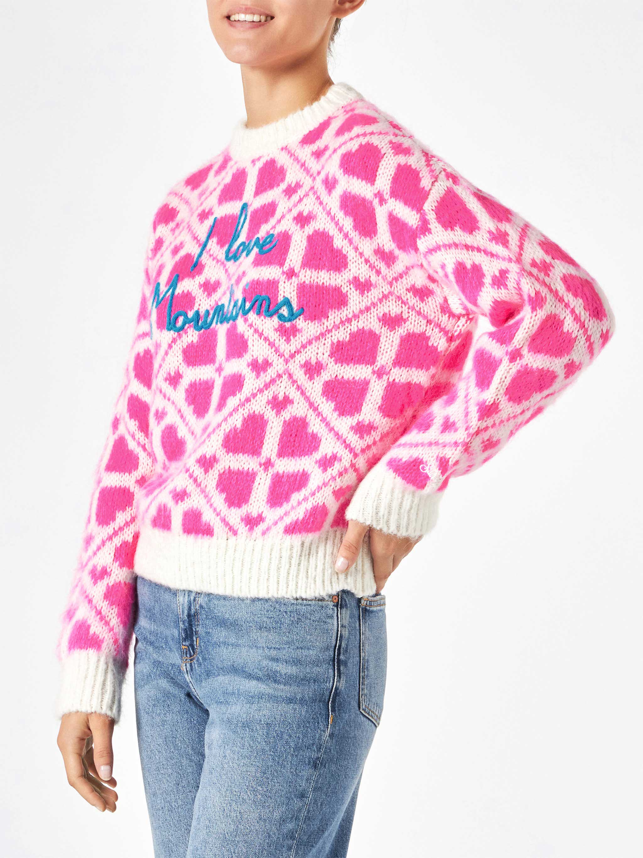 Danya brushed sweater with lettering - Image 2
