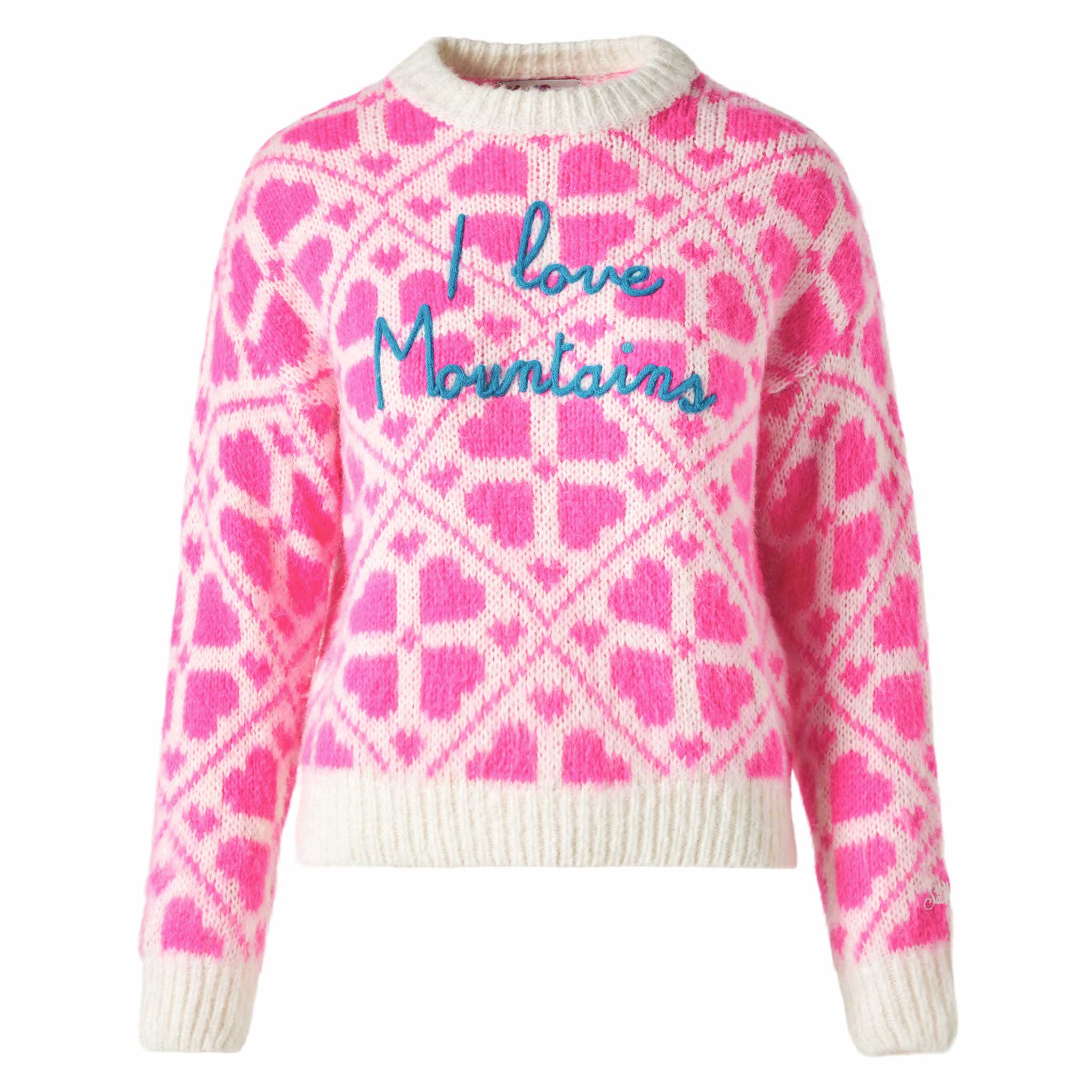 Danya brushed sweater with lettering - Image 4