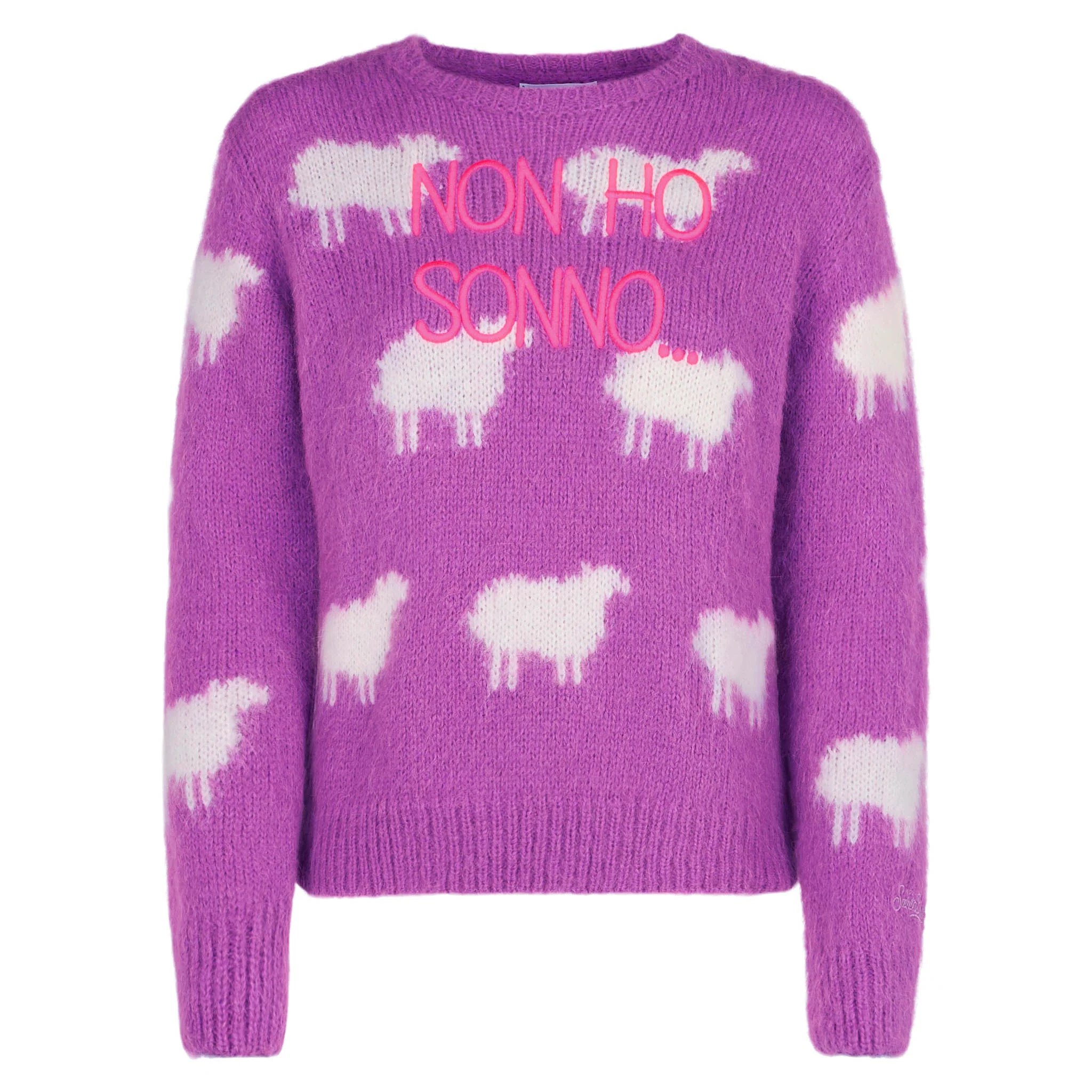 New Queen lilac brushed sweater with embroidery - Image 4