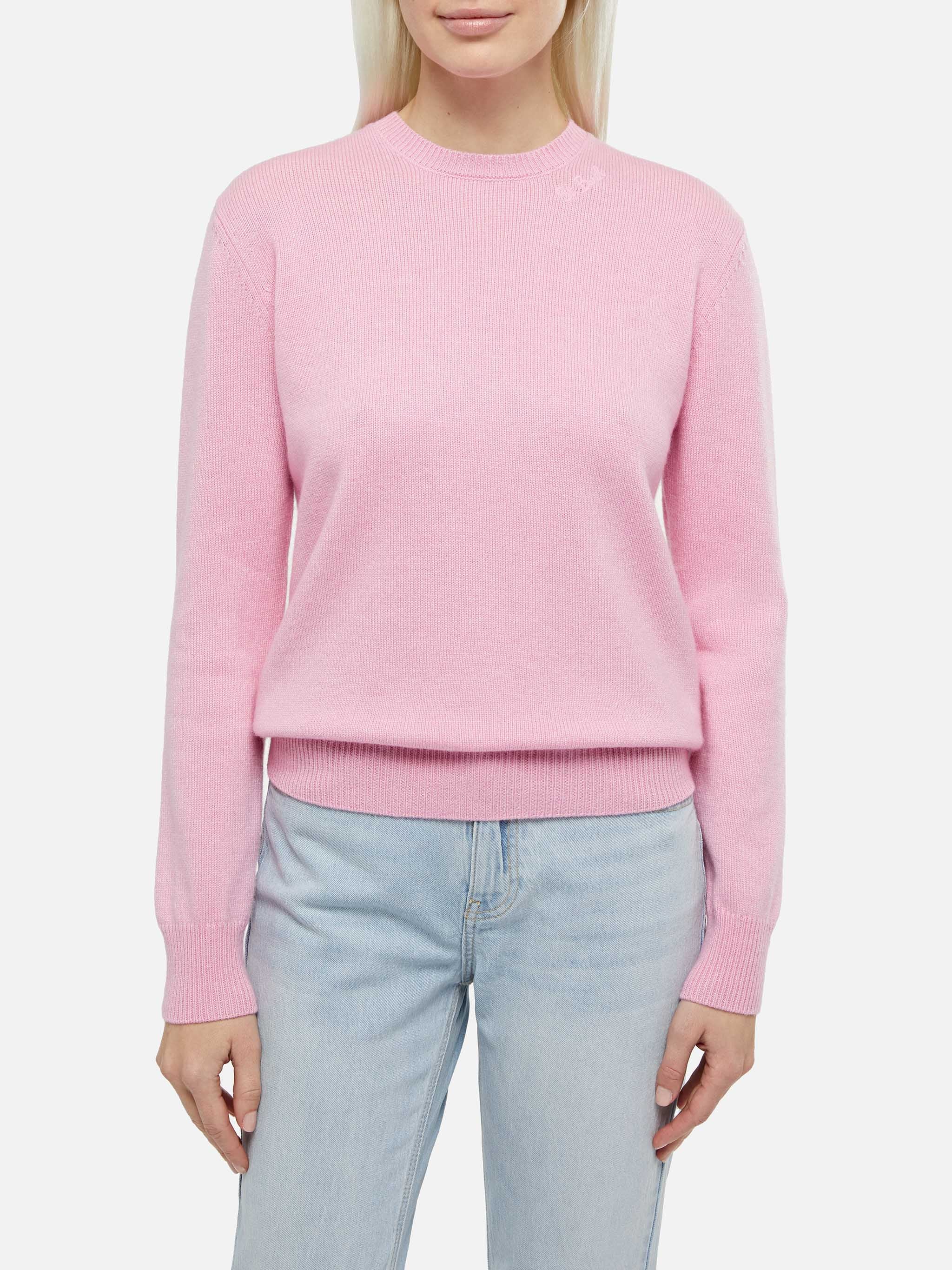 Sorbonne pink cashmere blend sweater