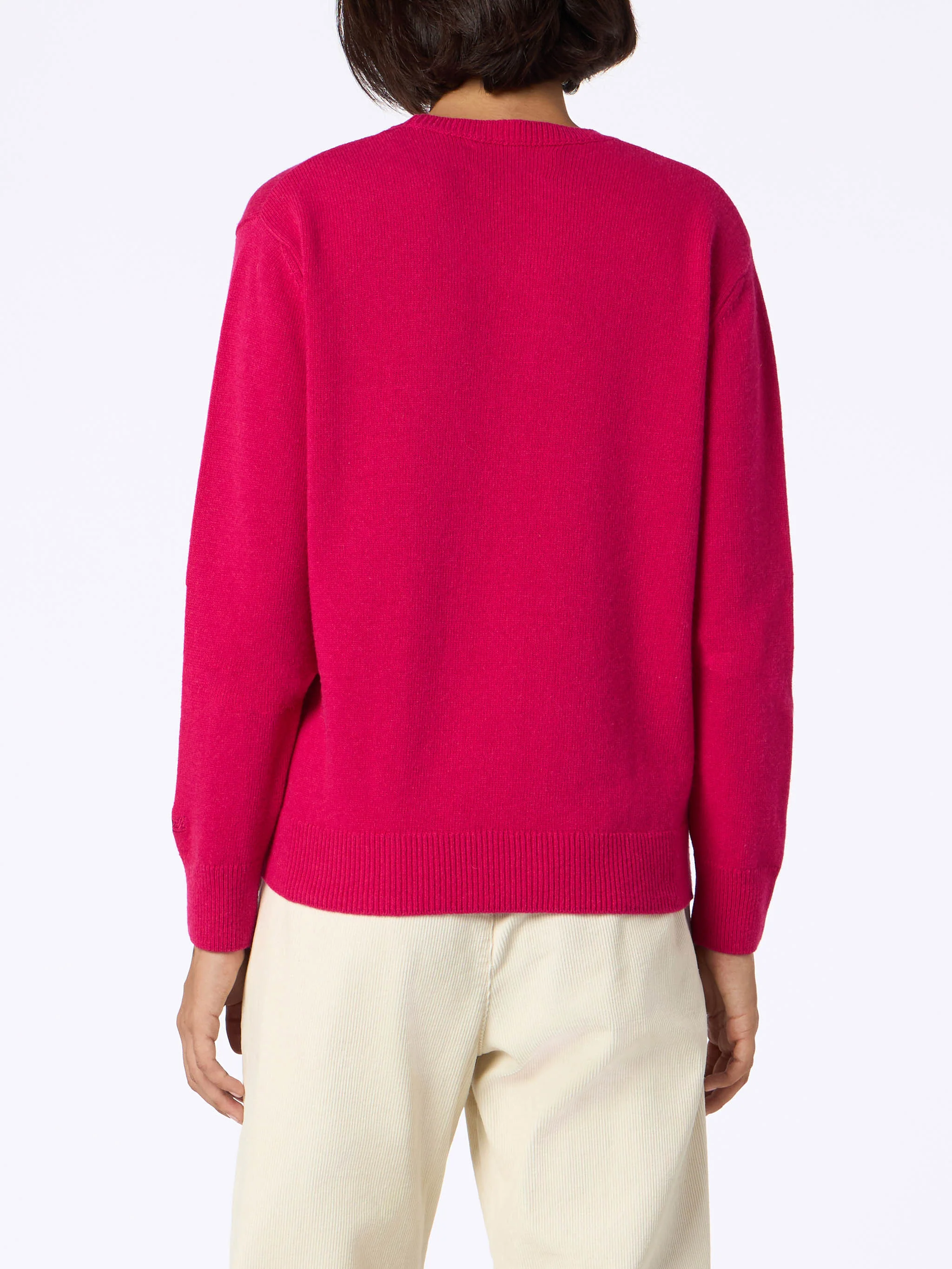 New Queen burgundy sweater with non ho voglia embroidery - Image 3