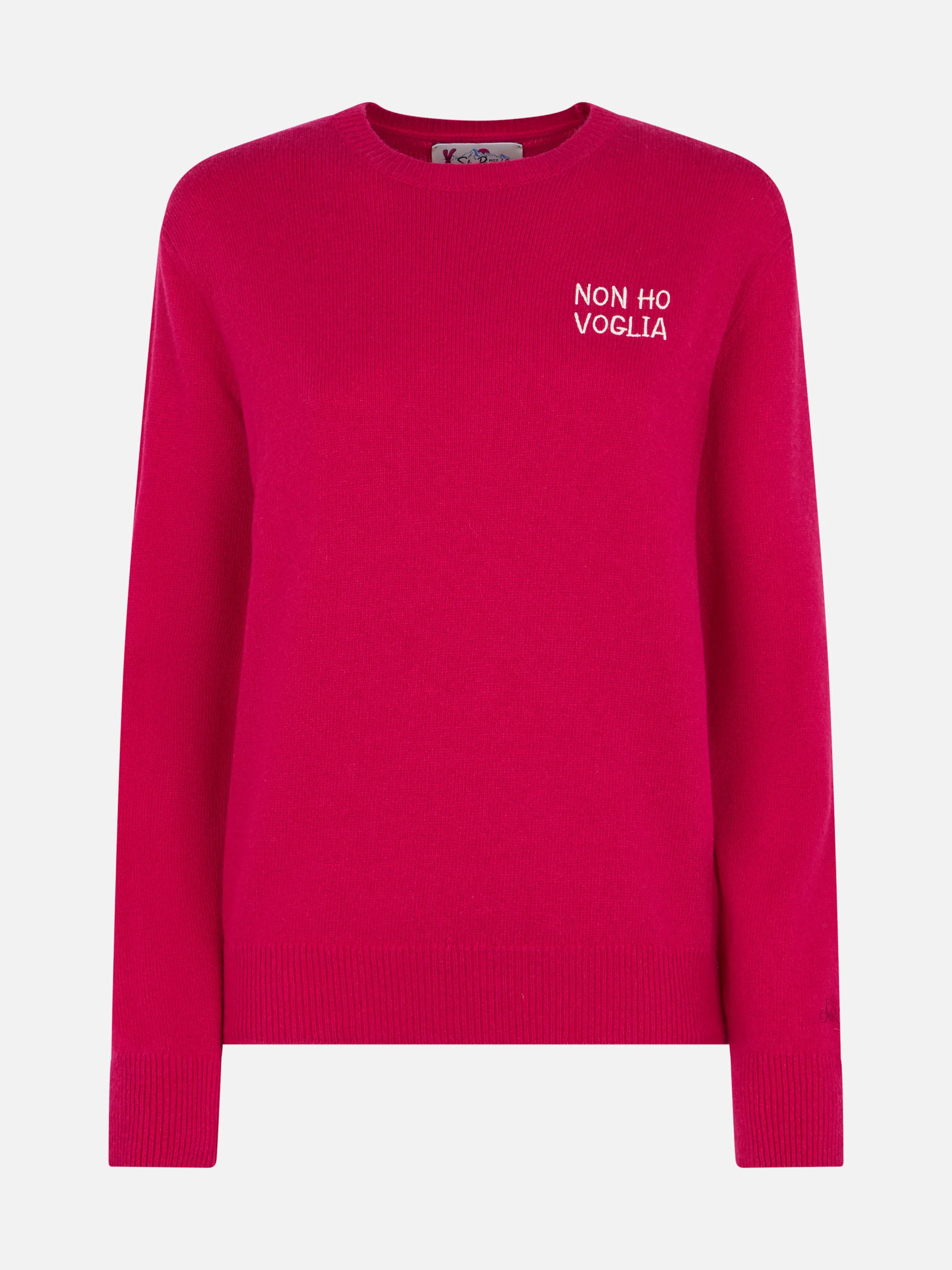 New Queen burgundy sweater with non ho voglia embroidery - Image 4