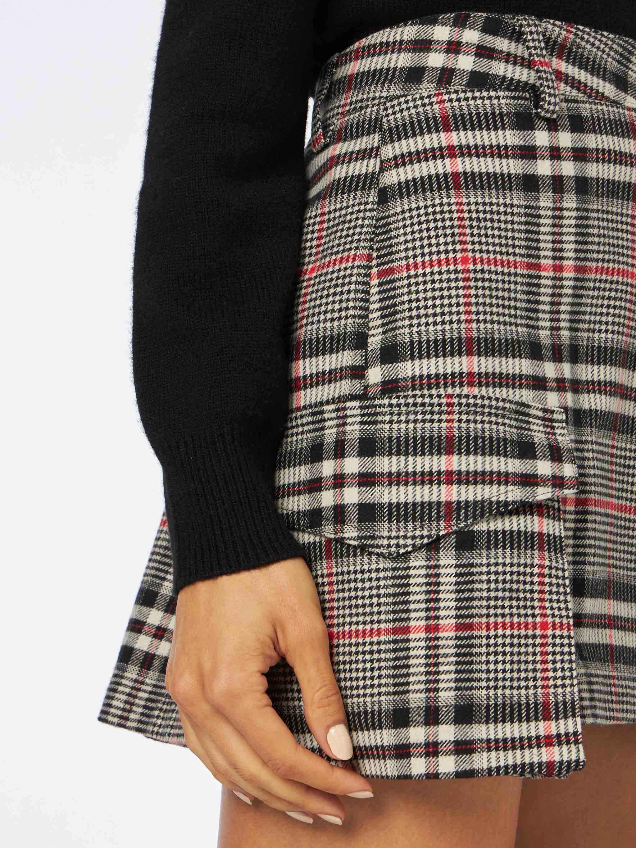 Prince of Wales Fern cargo miniskirt - Image 3