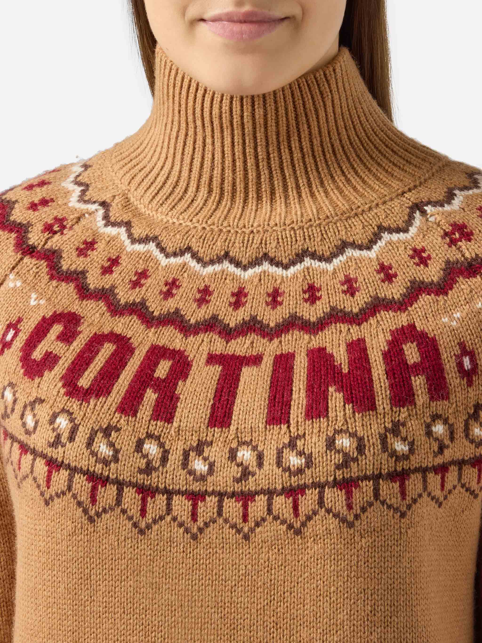 Meghan Nordic jacquard knit sweater - Image 2
