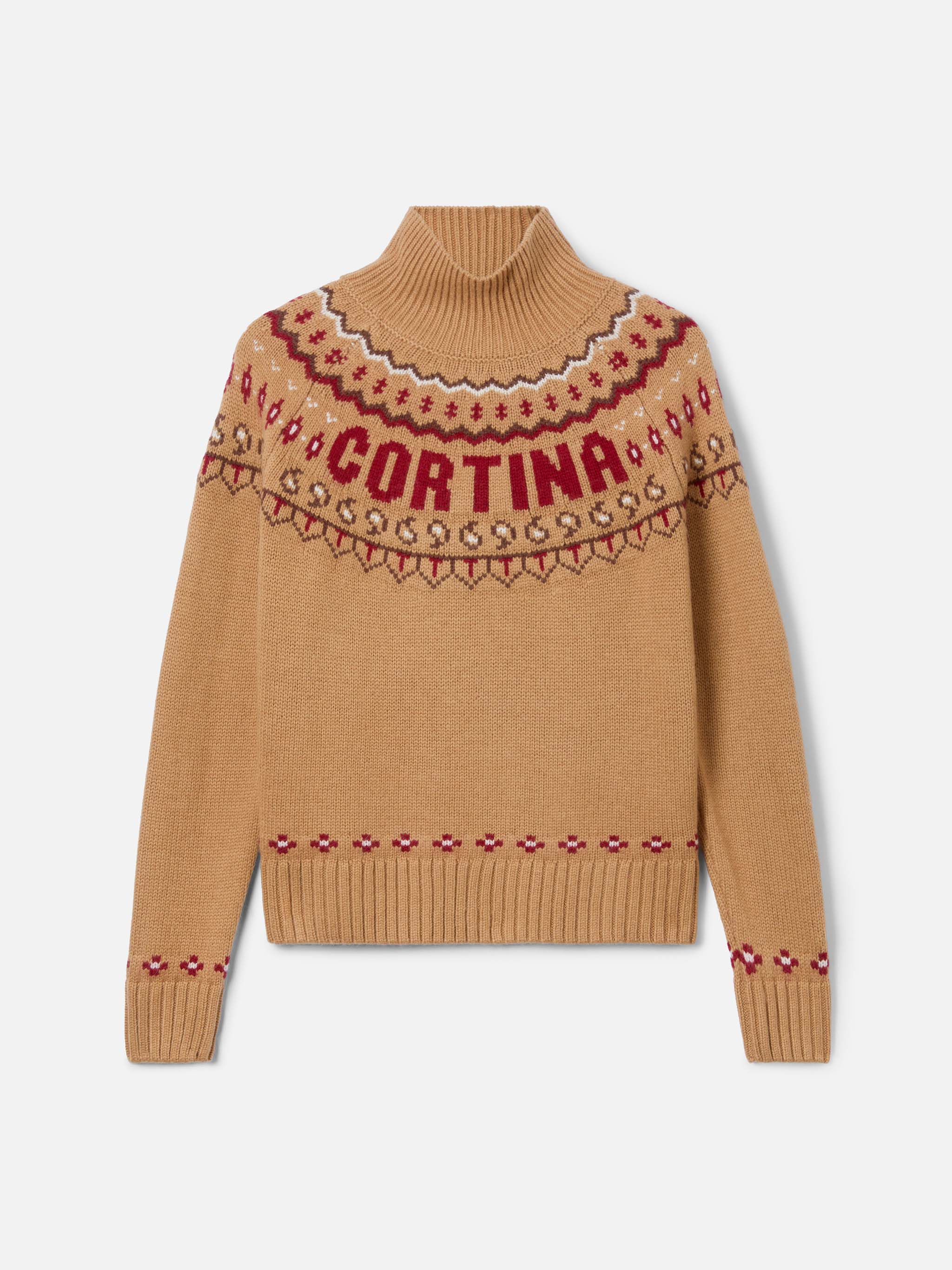 Meghan Nordic jacquard knit sweater - Image 5