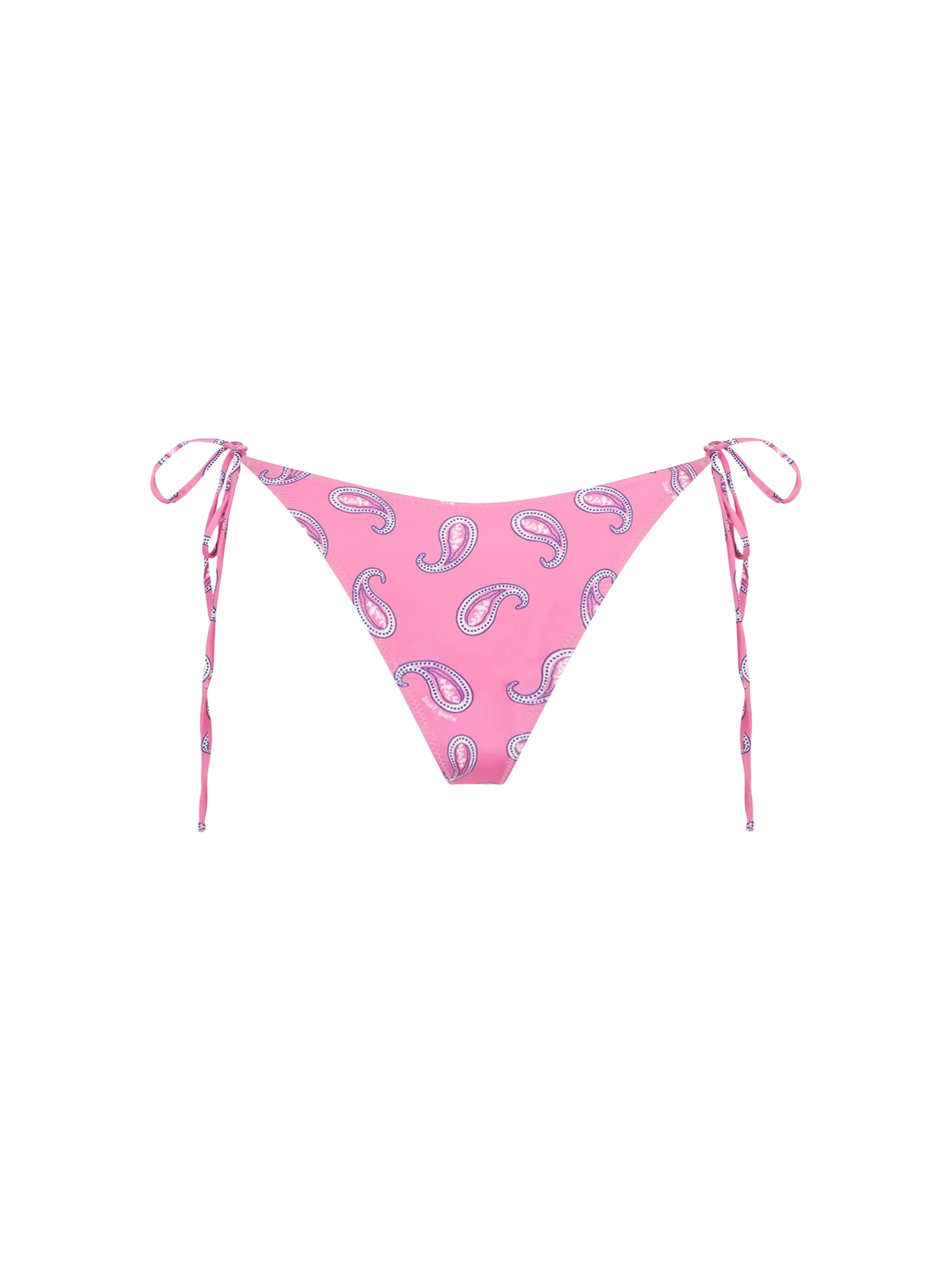 Pink paisley Marielle swim briefs