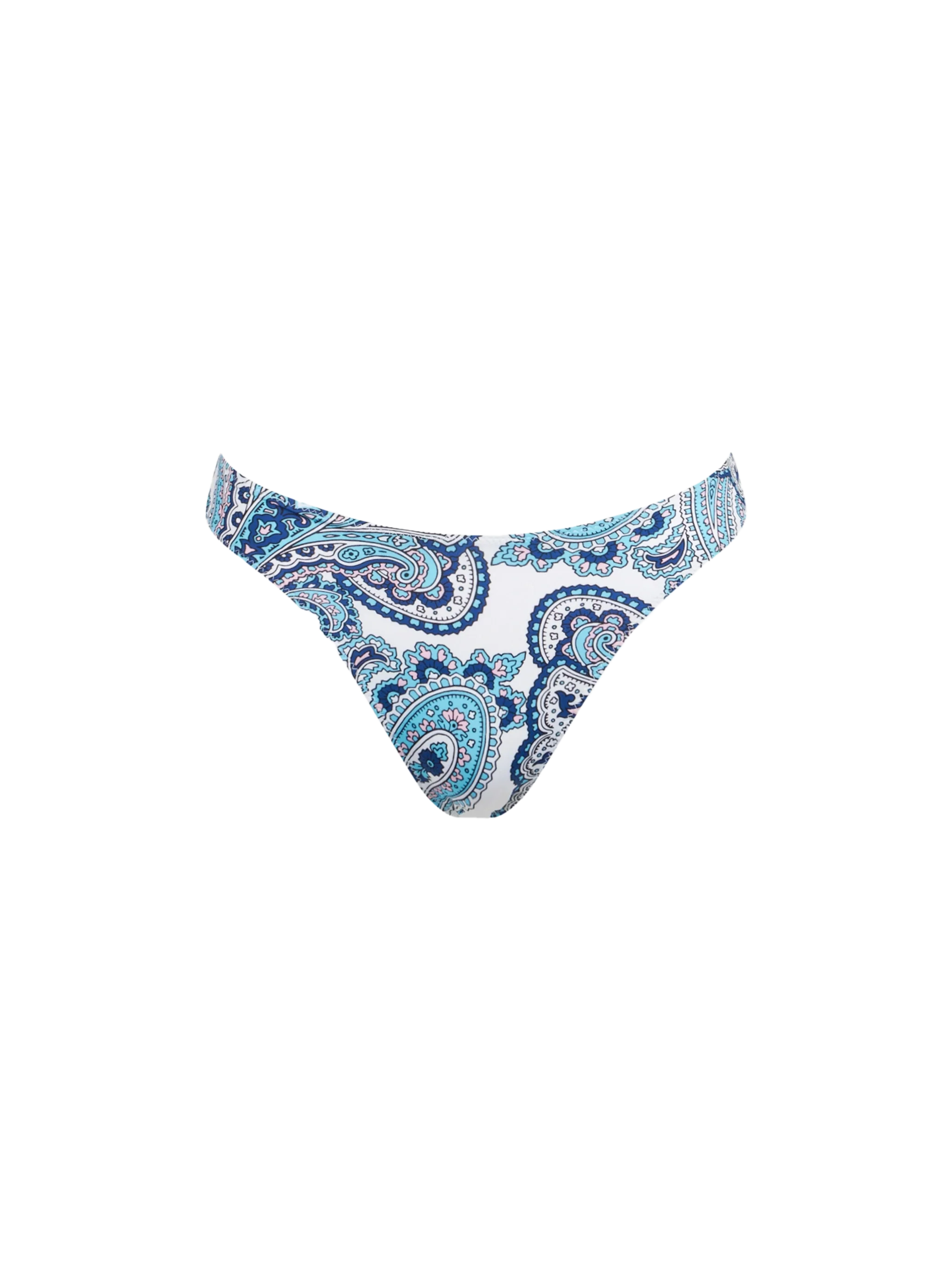 Naomi paisley print cheeky swim briefs